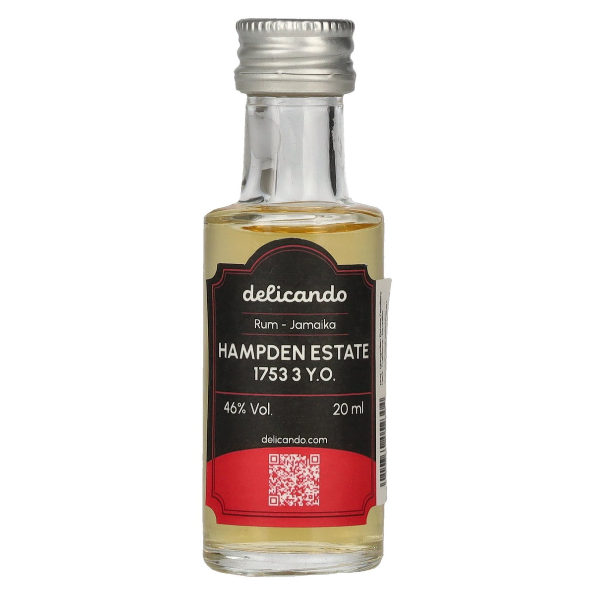 Hampden Estate Rum 1753 3 Years Old Pure Single Jamaican Rum 46% Vol. 0,02l