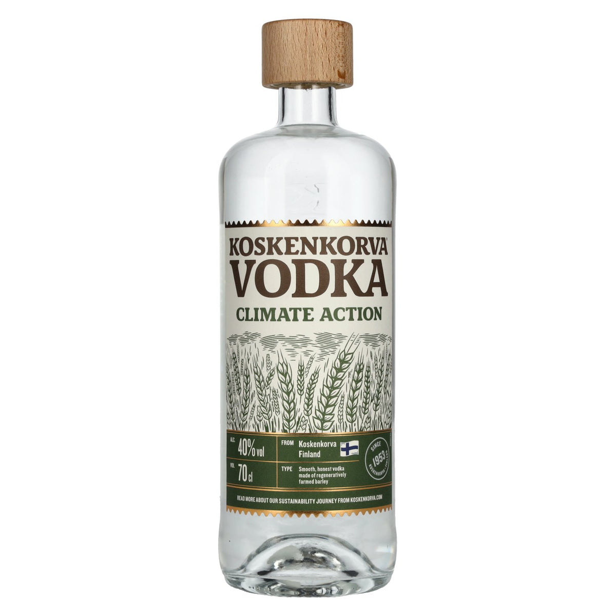 Koskenkorva Vodka Climate Action 40% Vol. 0,7l