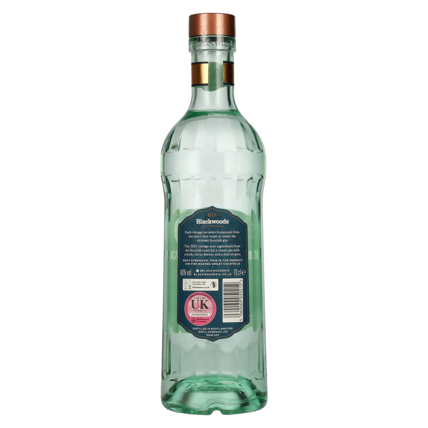 Blackwoods Vintage Gin Navy Strength 60 % vol. 0,7 l