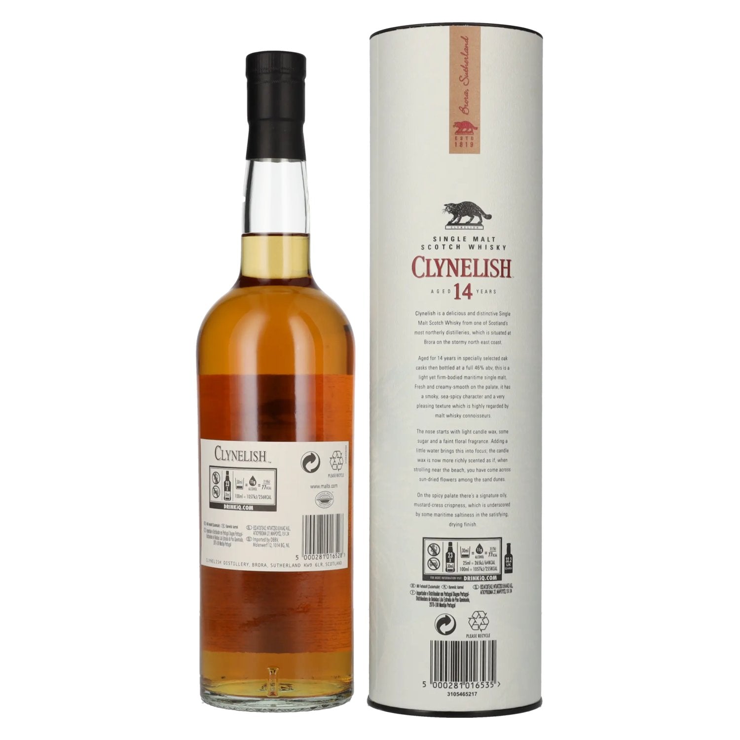 Clynelish 14 Years Old Single Malt 46% Vol. 0,7l in gift box