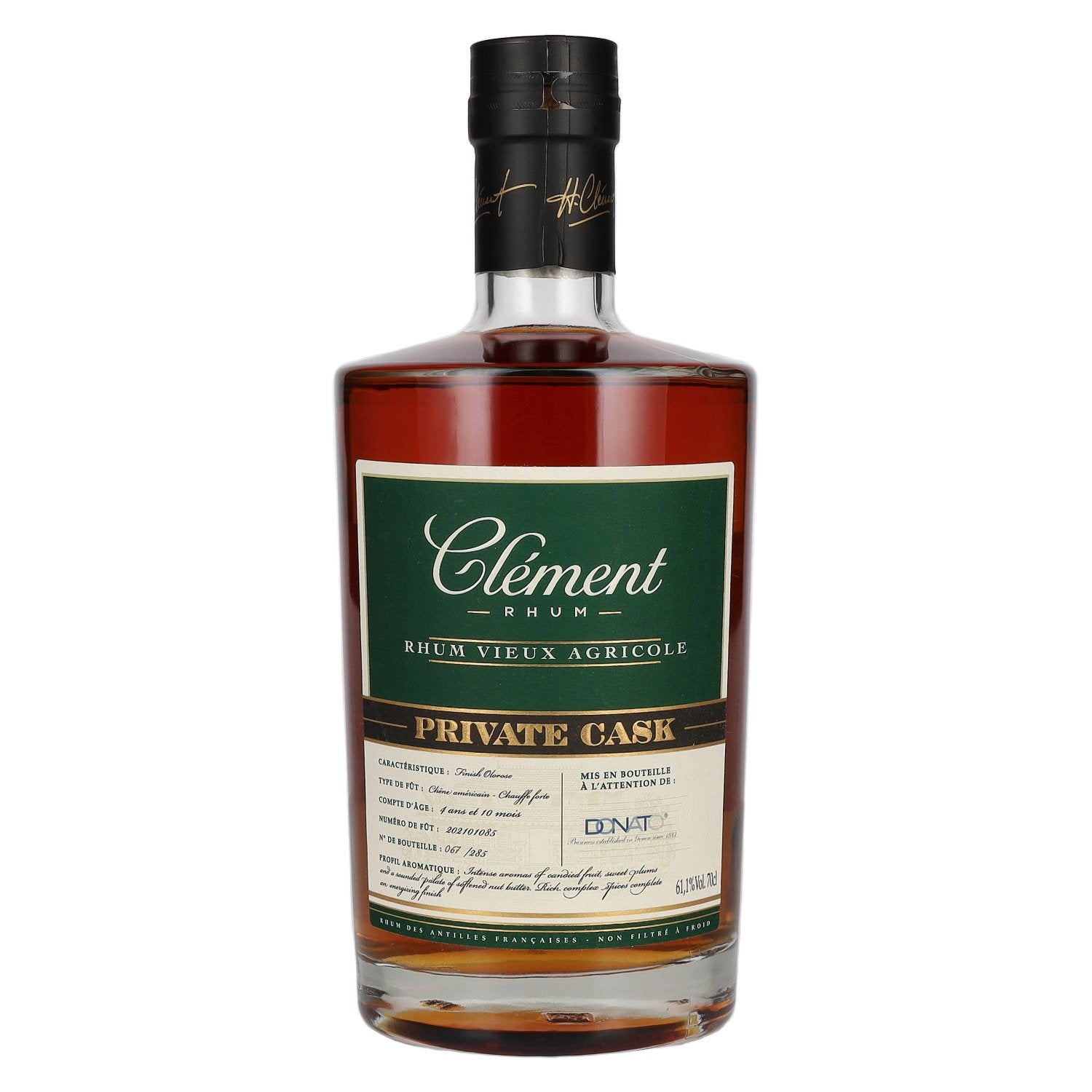 Clément Rhum Vieux Agricole PRIVATE CASK Oloroso 61,1% Vol. 0,7l