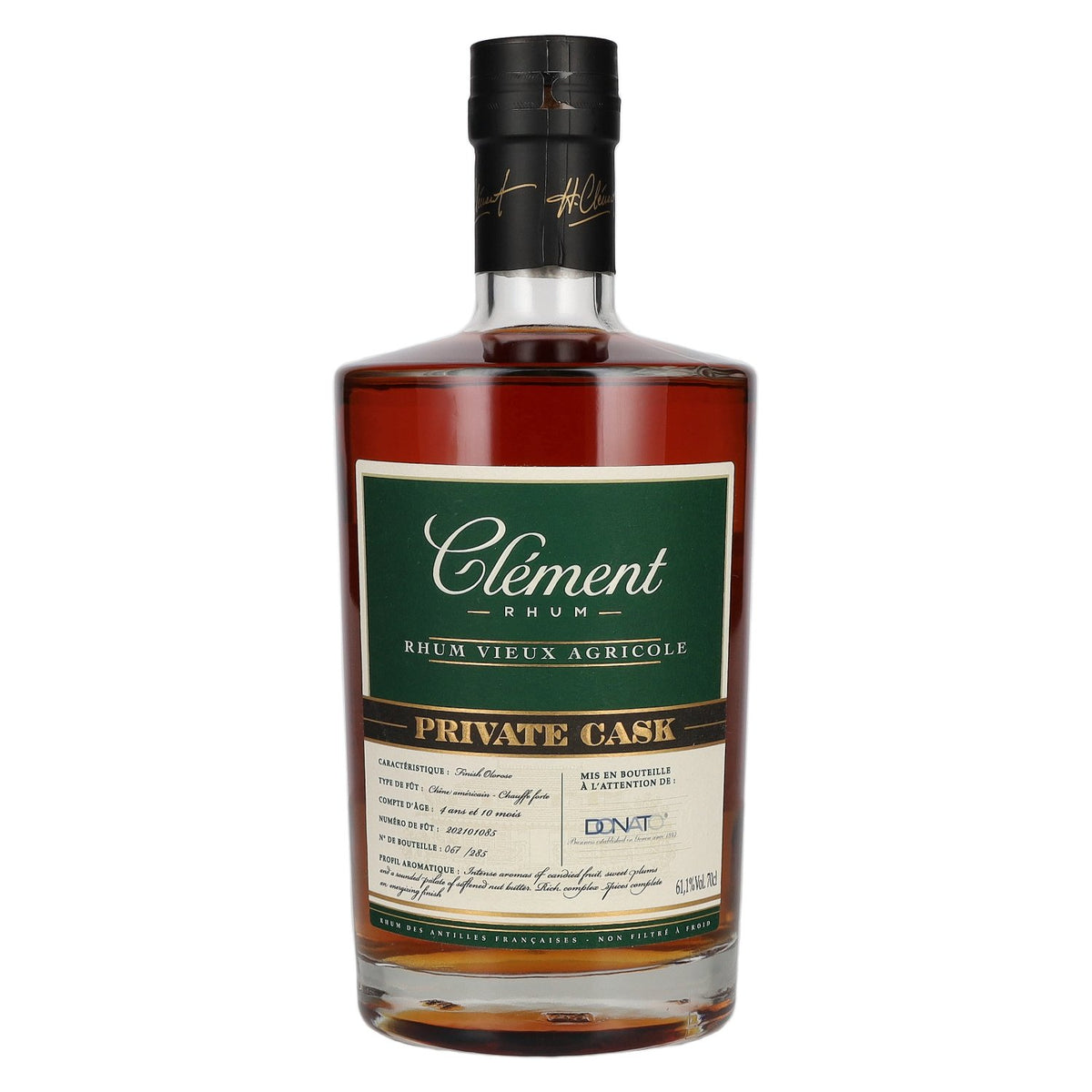 Clément Vieux Agricole PRIVATE CASK Oloroso 61.1% vol. 0.7 l