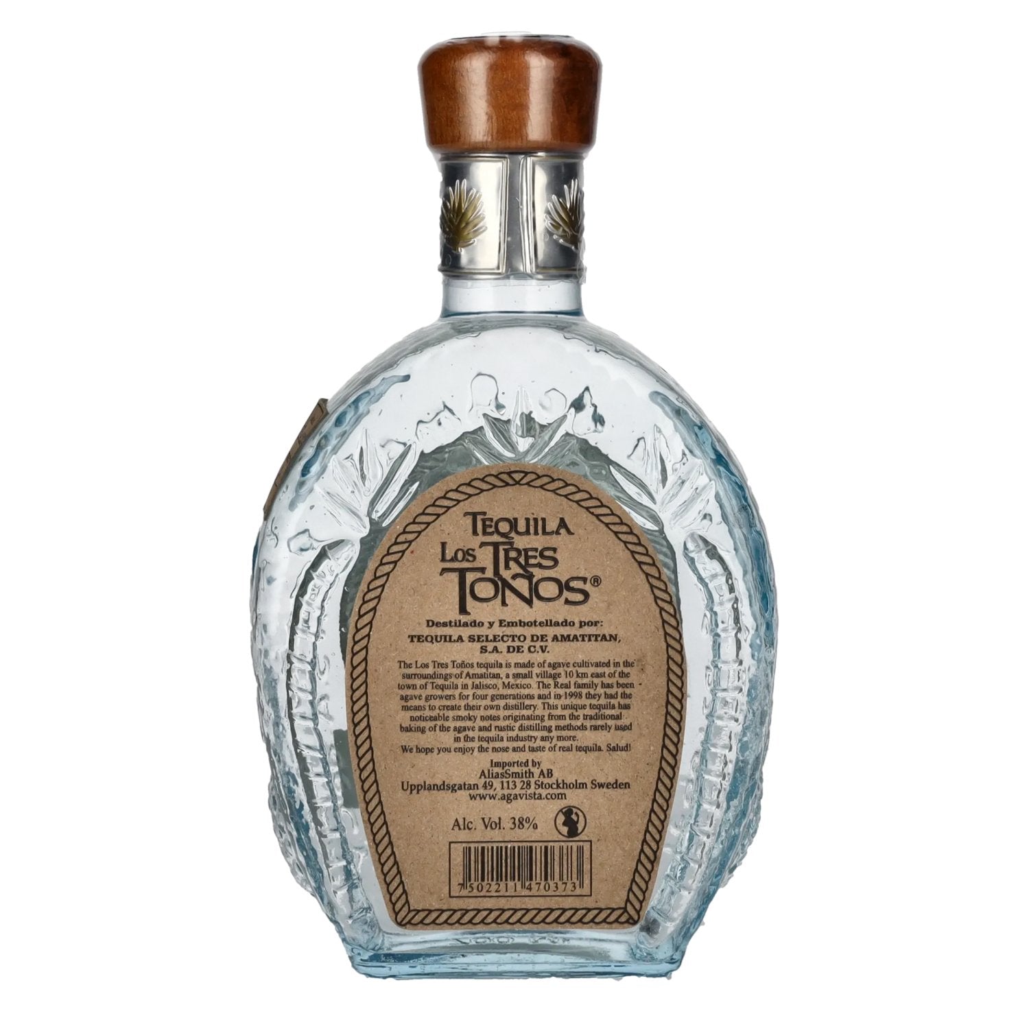 Los Tres Tonos BLANCO Tequila 38% Vol. 0,7l