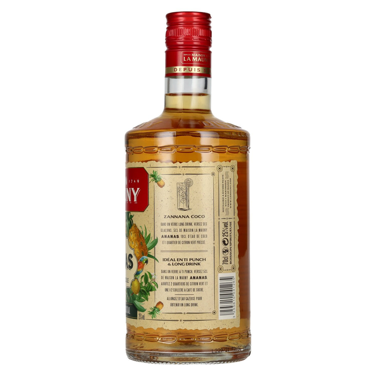 La Mauny ANANAS Rhum agricole 25 % vol. 0,7 l