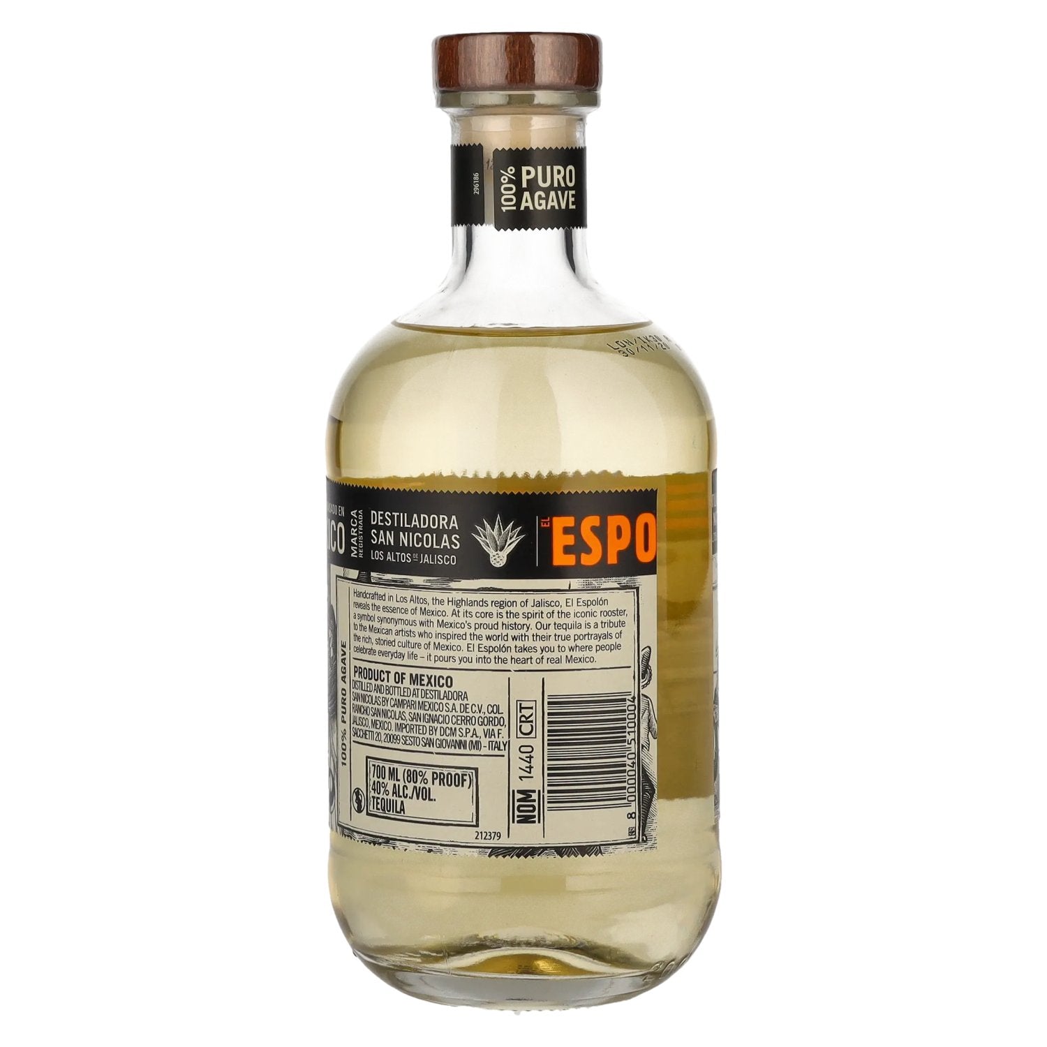 Espolón Tequila Reposado 100% puro Agave 40% Vol. 0,7l