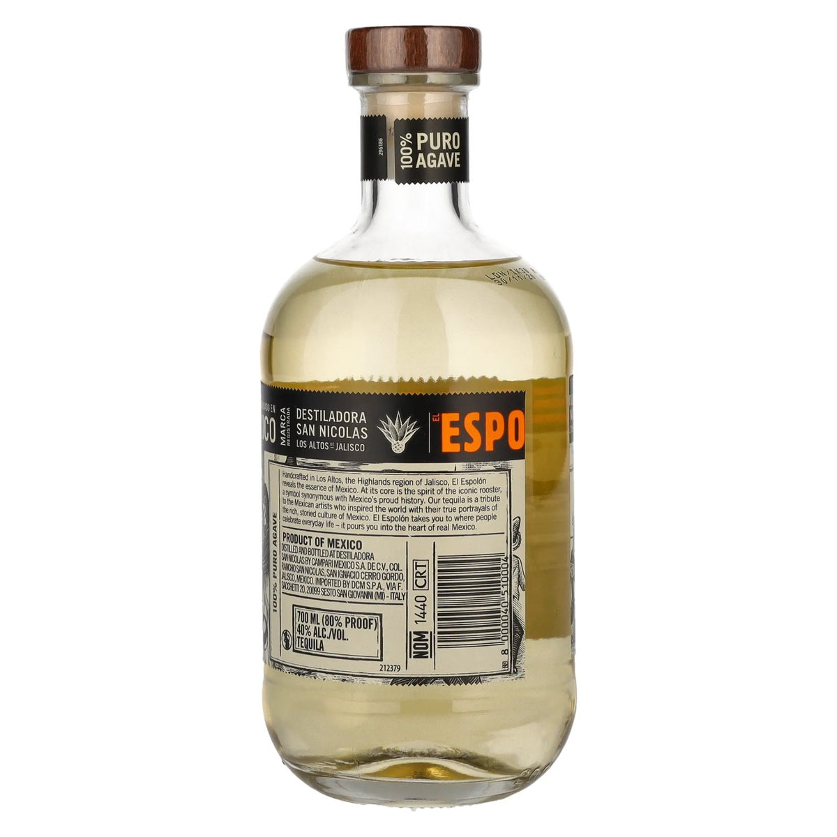 Espolón Tequila Reposado 100% puro Agave 40% Vol. 0,7l