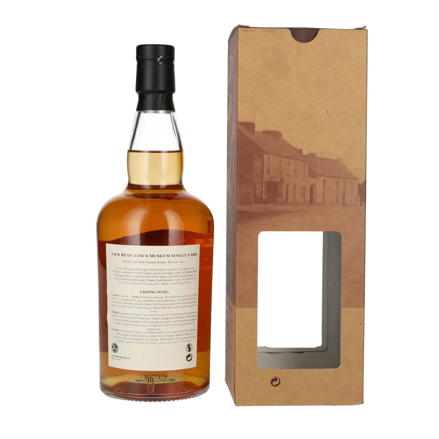 Jack Ryan 12 Years Old FINCA MUSEUM RIOJA Single Malt Irish Whiskey 58,1% Vol. 0,7l en boîte cadeau