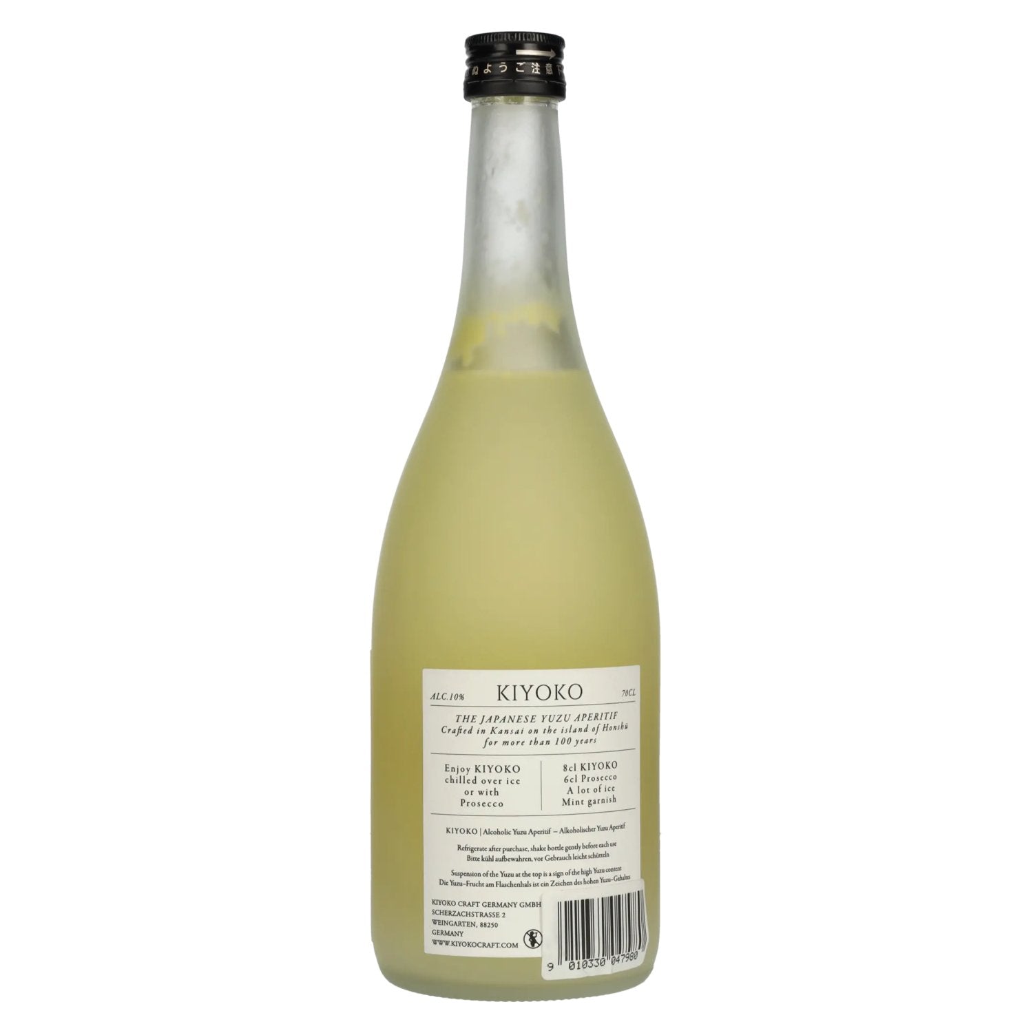 KIYOKO YUZU Rare Yuzu-infused Aperitif 10% Vol. 0,7l
