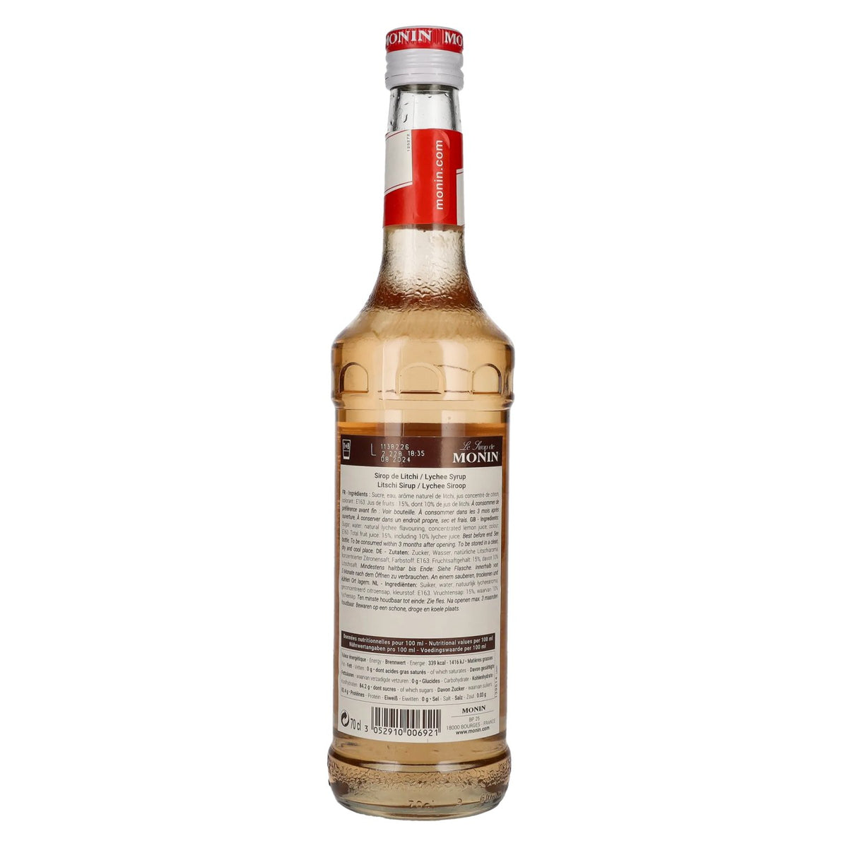 Le sirop Monin LITCHI 0,7 l