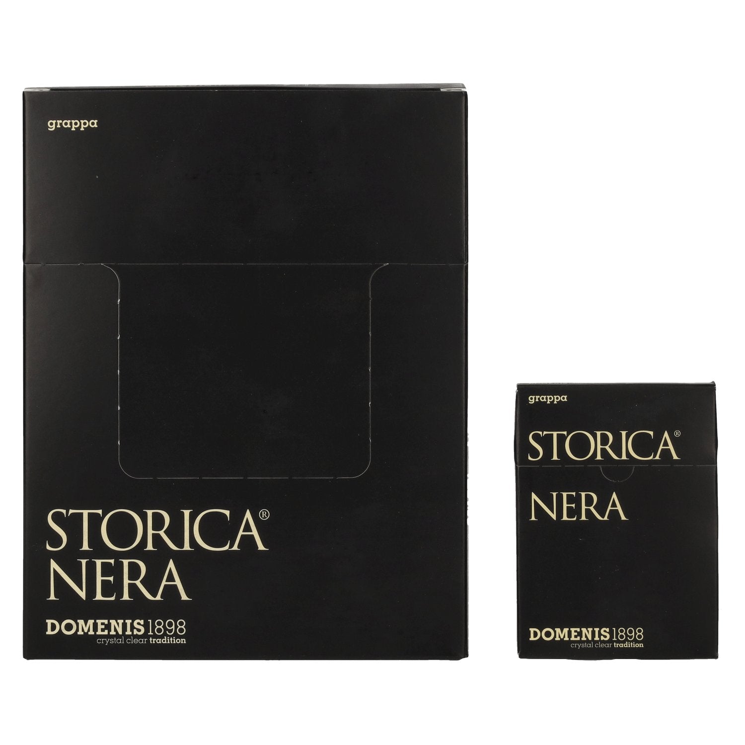 Domenis 1898 STORICA NERA Grappa 50% Vol. 10x10x0,005l in Geschenkbox