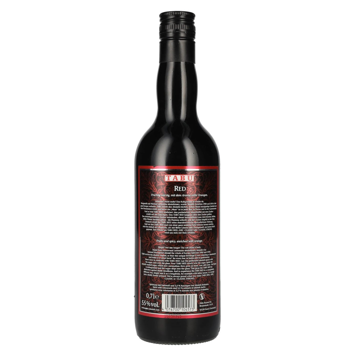 Tabu Red Absinth 55% vol. 0,7l