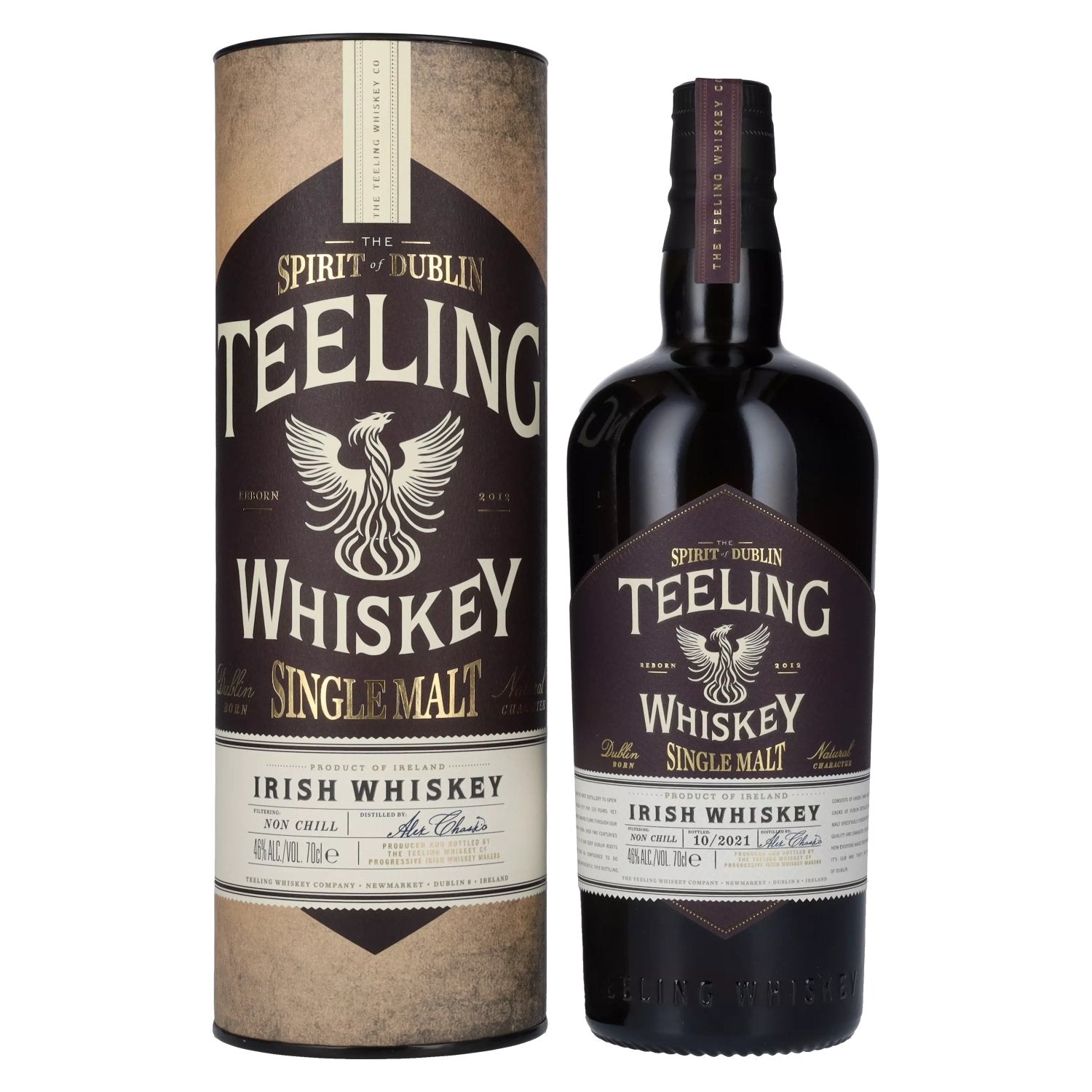 Teeling Whiskey SINGLE MALT Irish Whiskey 46% vol. 0,7l en coffret cadeau