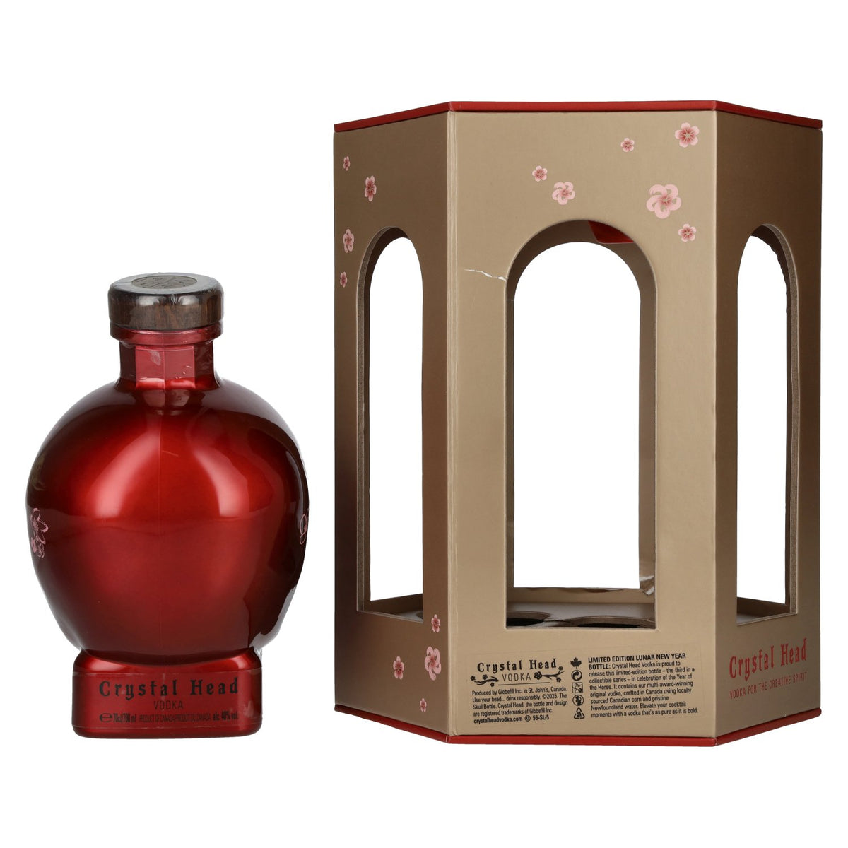 Crystal Head Vodka Lunar Year HORSE Limited Edition 40% Vol. 0,7l in Geschenkbox