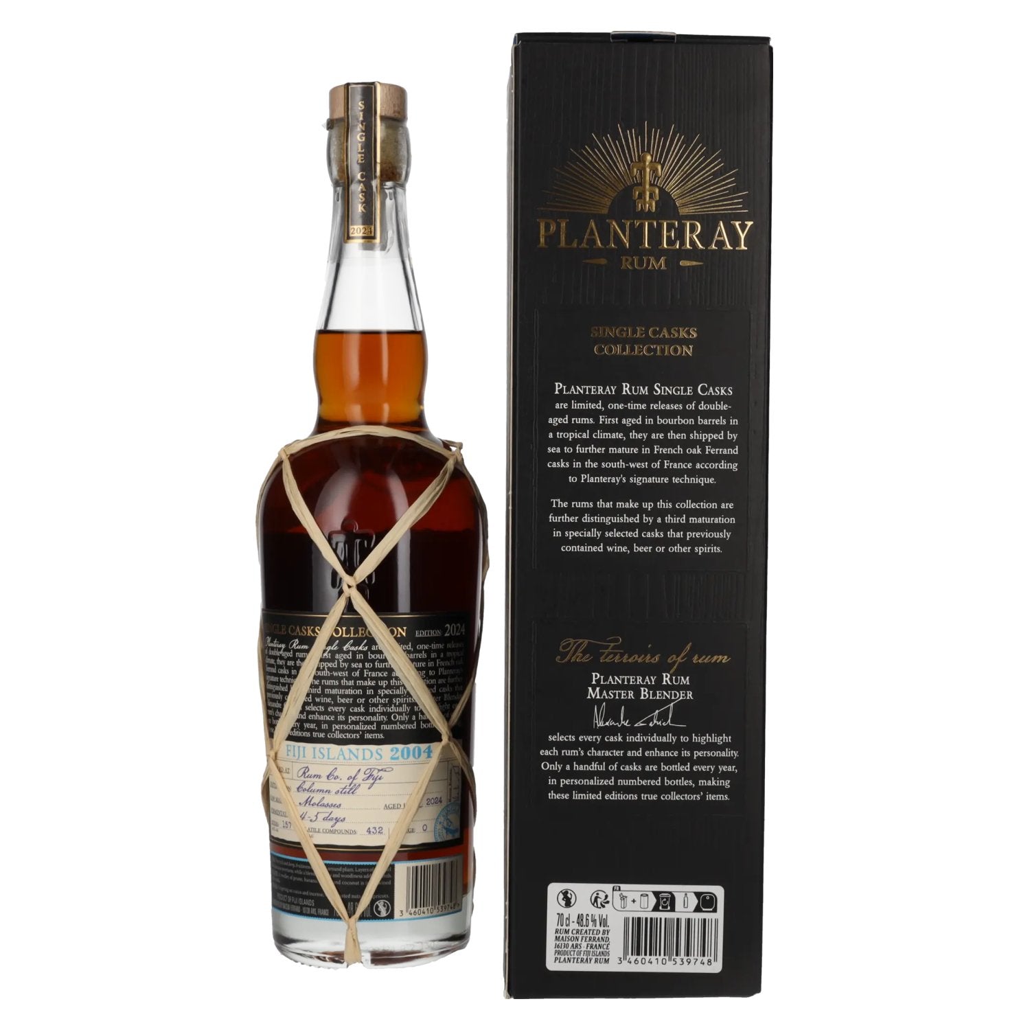 Planteray Rum FIJI ISLANDS 2004 Japanese Ume Fruit Liqueur Cask Maturation 48,6% Vol. 0,7l in gift box