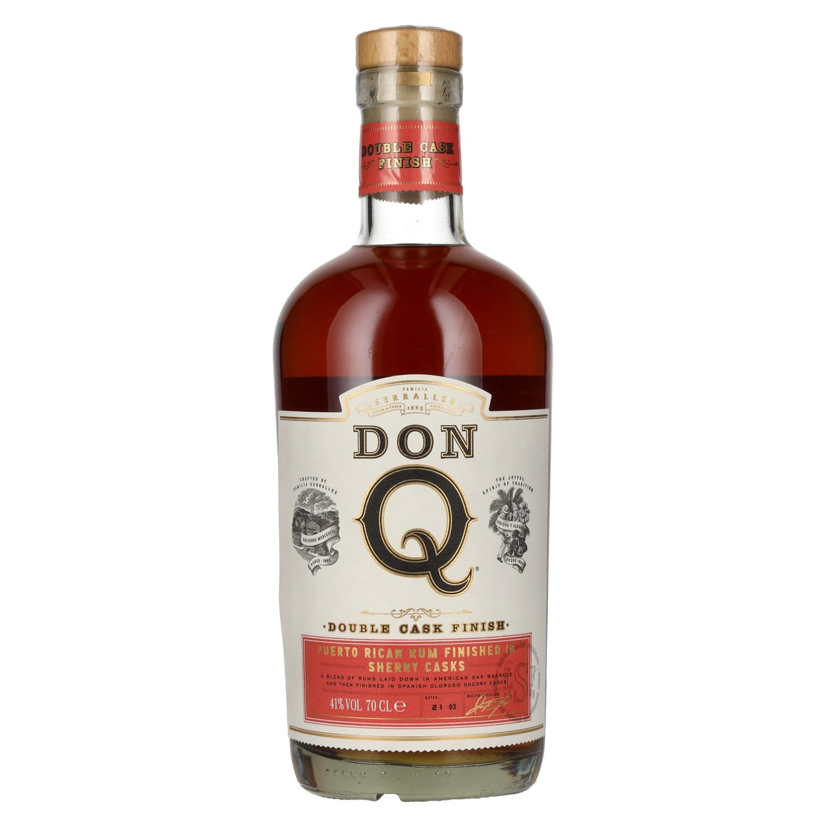 Don Q Double Cask SHERRY CASK FINISH Rum 41% vol. 0,7l