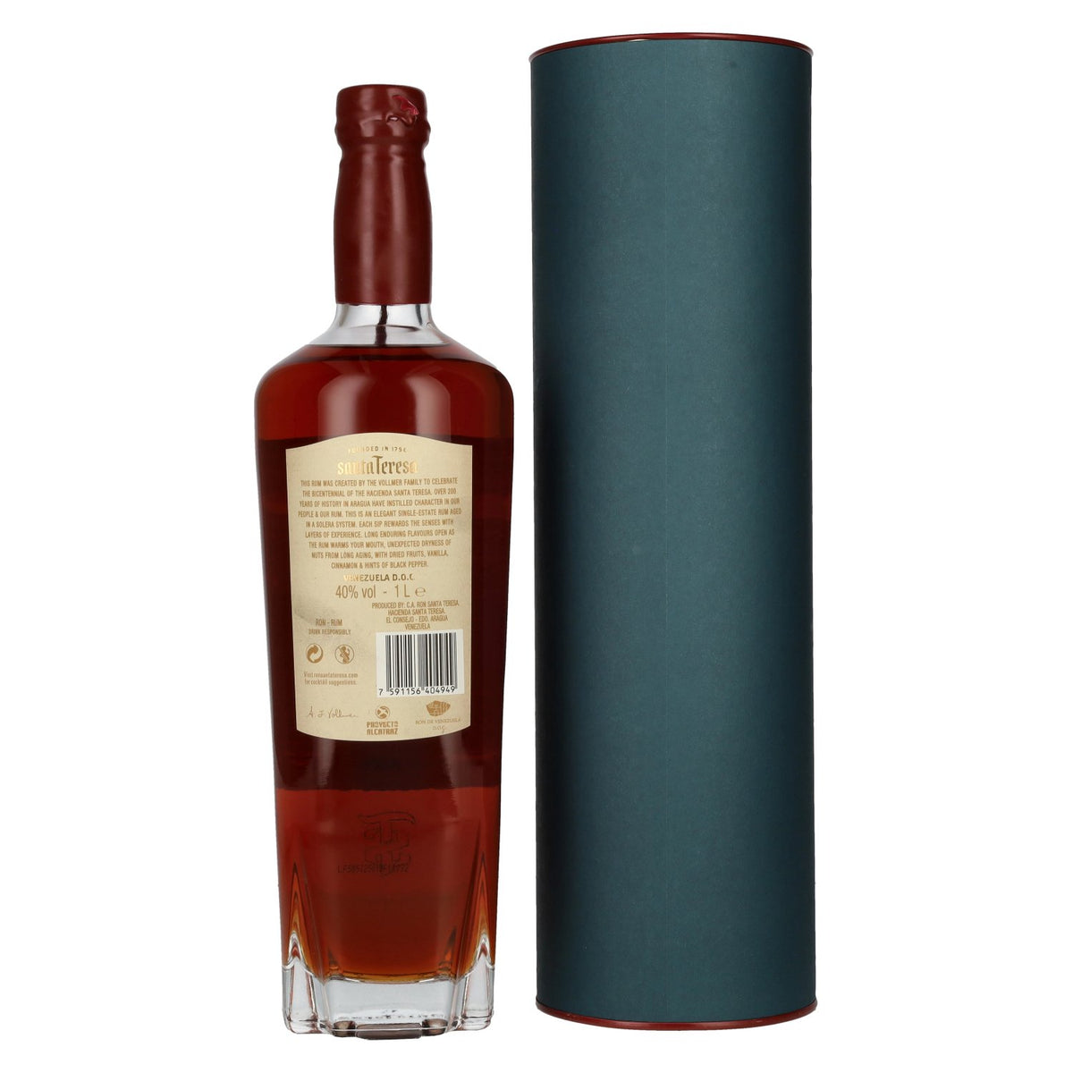 Santa Teresa 1796 Solera Rum 40% Vol. 1l en boîte cadeau