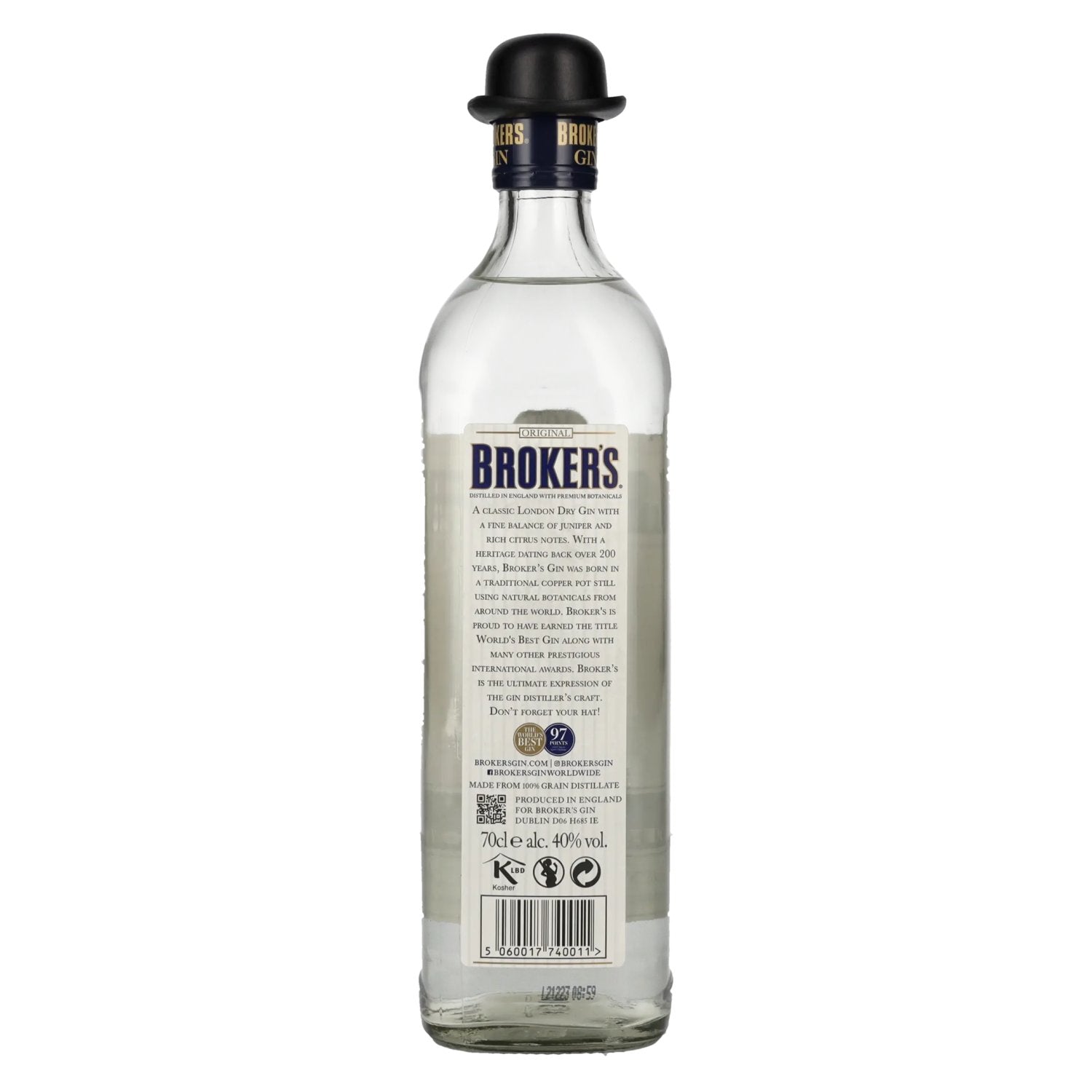 Broker's Premium London Dry Gin 40% Vol. 0,7l