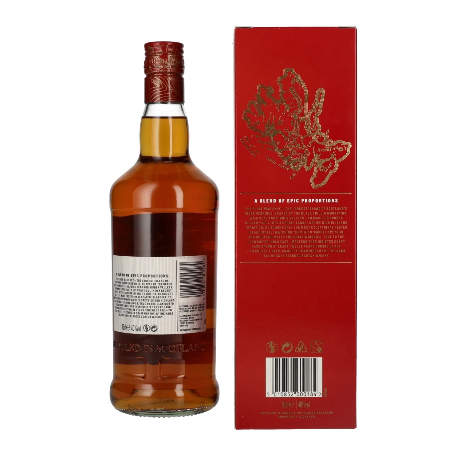 Isle of Skye 12 Years Old Blended Scotch Whisky 40% Vol. 0,7l in Geschenkbox