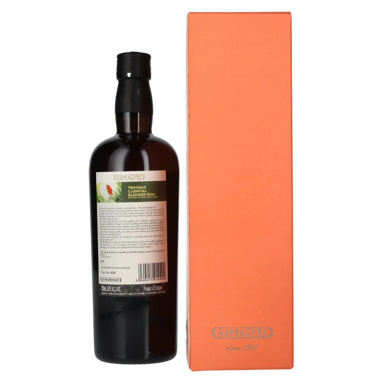 Samaroli Trinidad Carnival Blended Rum 2023 50% Vol. 0,7l in gift box
