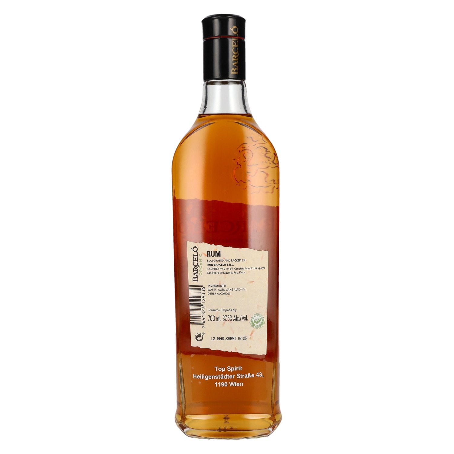 Barceló Organic Ron Dominicano Limited Production 37,5% Vol. 0,7l