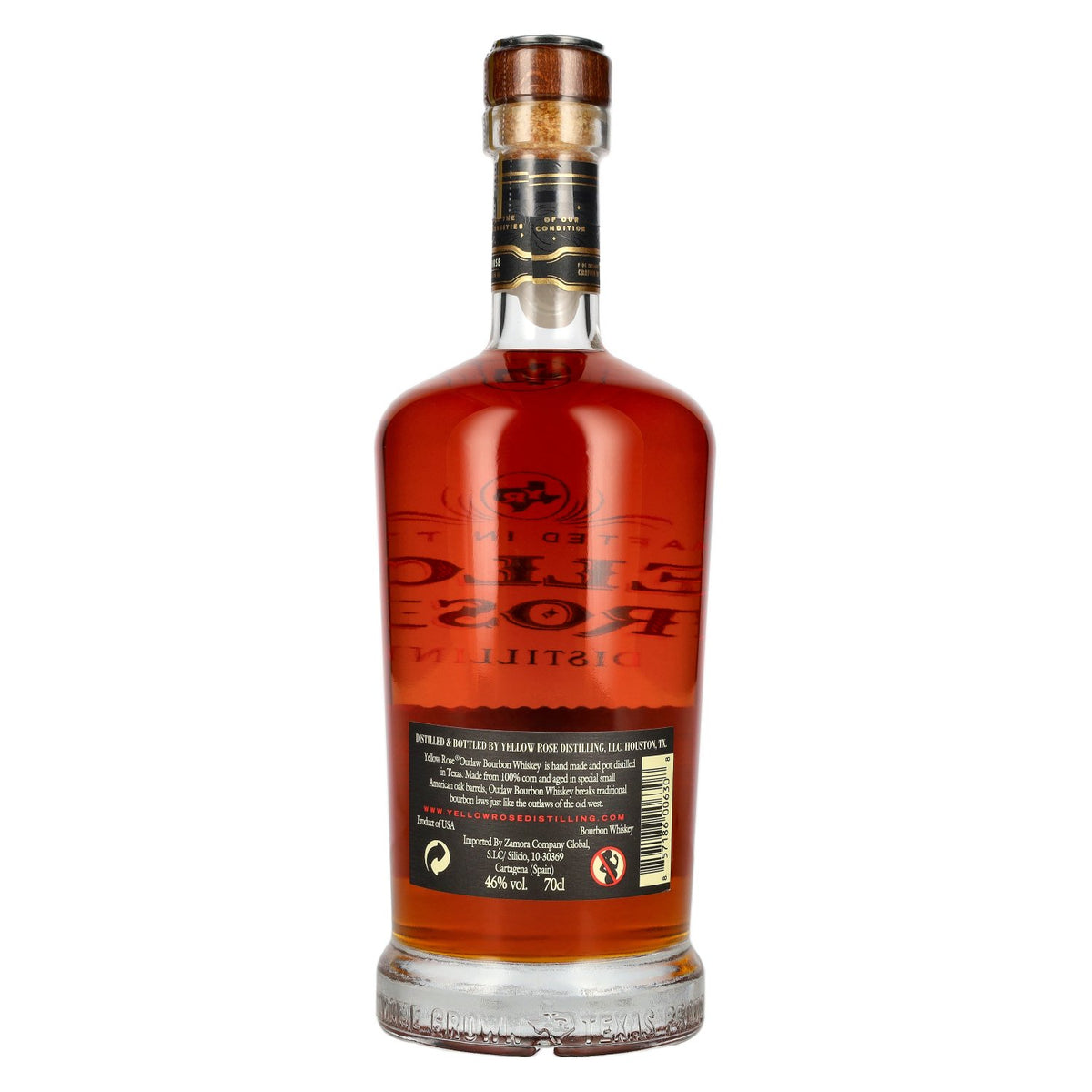 Yellow Rose OUTLAW BOURBON Whiskey 46% Vol. 0,7l