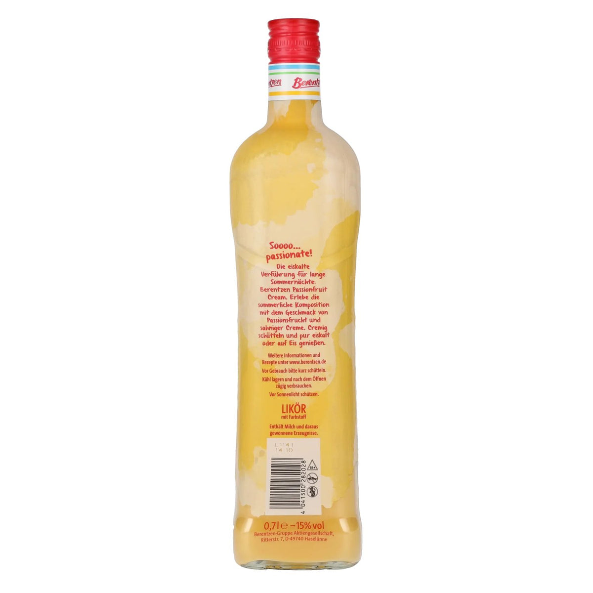 Berentzen Passionfruit Cream Likör 15% Vol. 0,7l