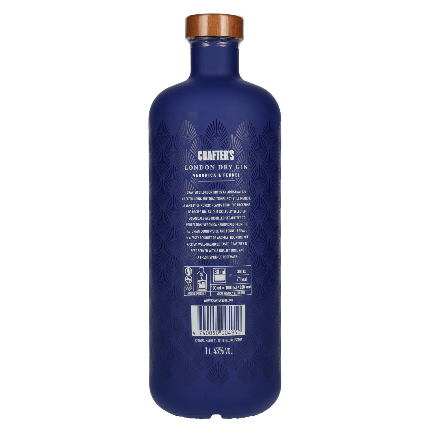 Crafter's London Dry Gin Recipe No. 23 43% Vol. 1l