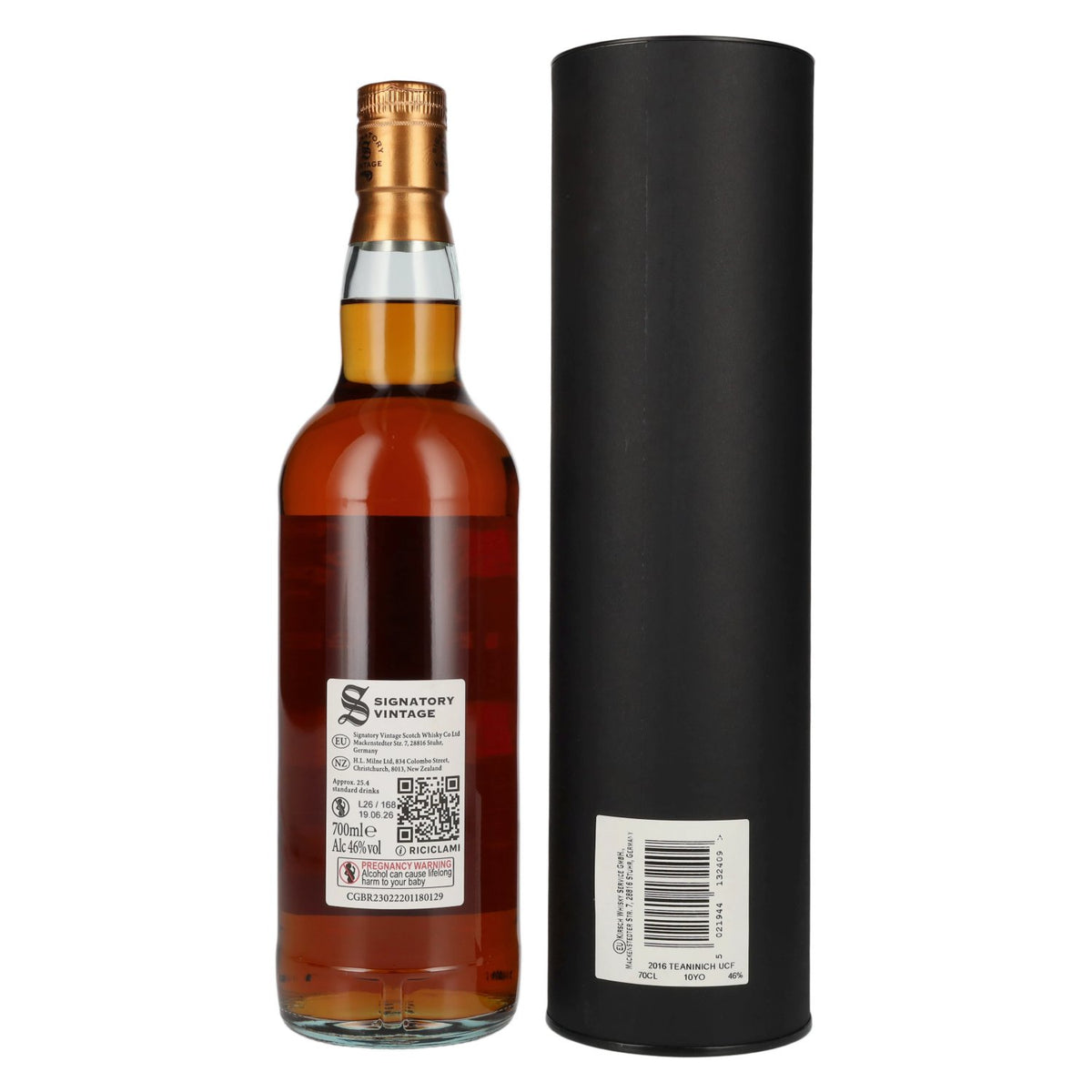 Signatory Vintage Teaninich 10 Years Old The Un-Chillfiltered 2016 46% vol. 0.7 l in a gift box