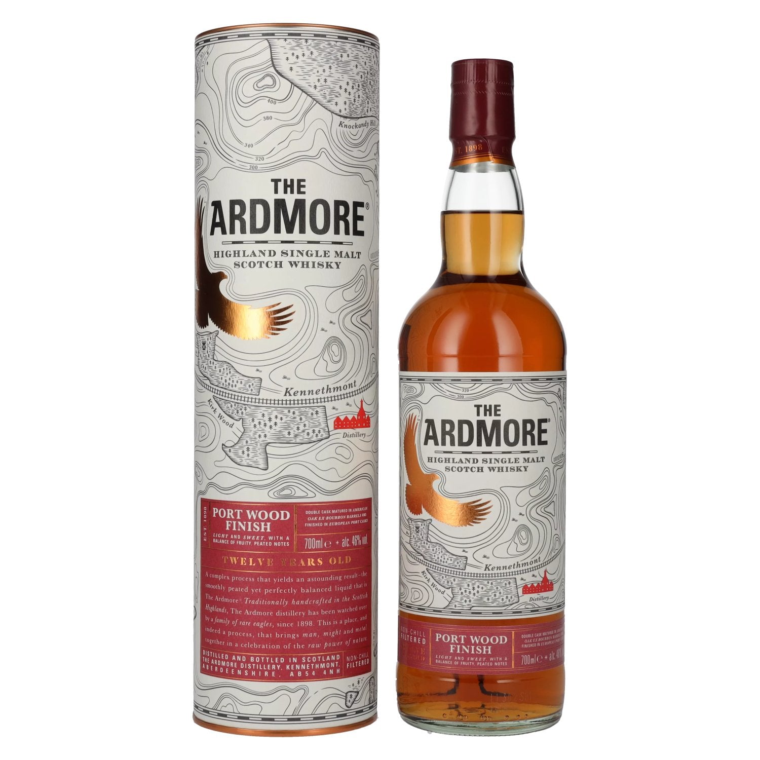 The Ardmore 12 Years Old PORT WOOD FINISH 46% Vol. 0,7l in Geschenkbox
