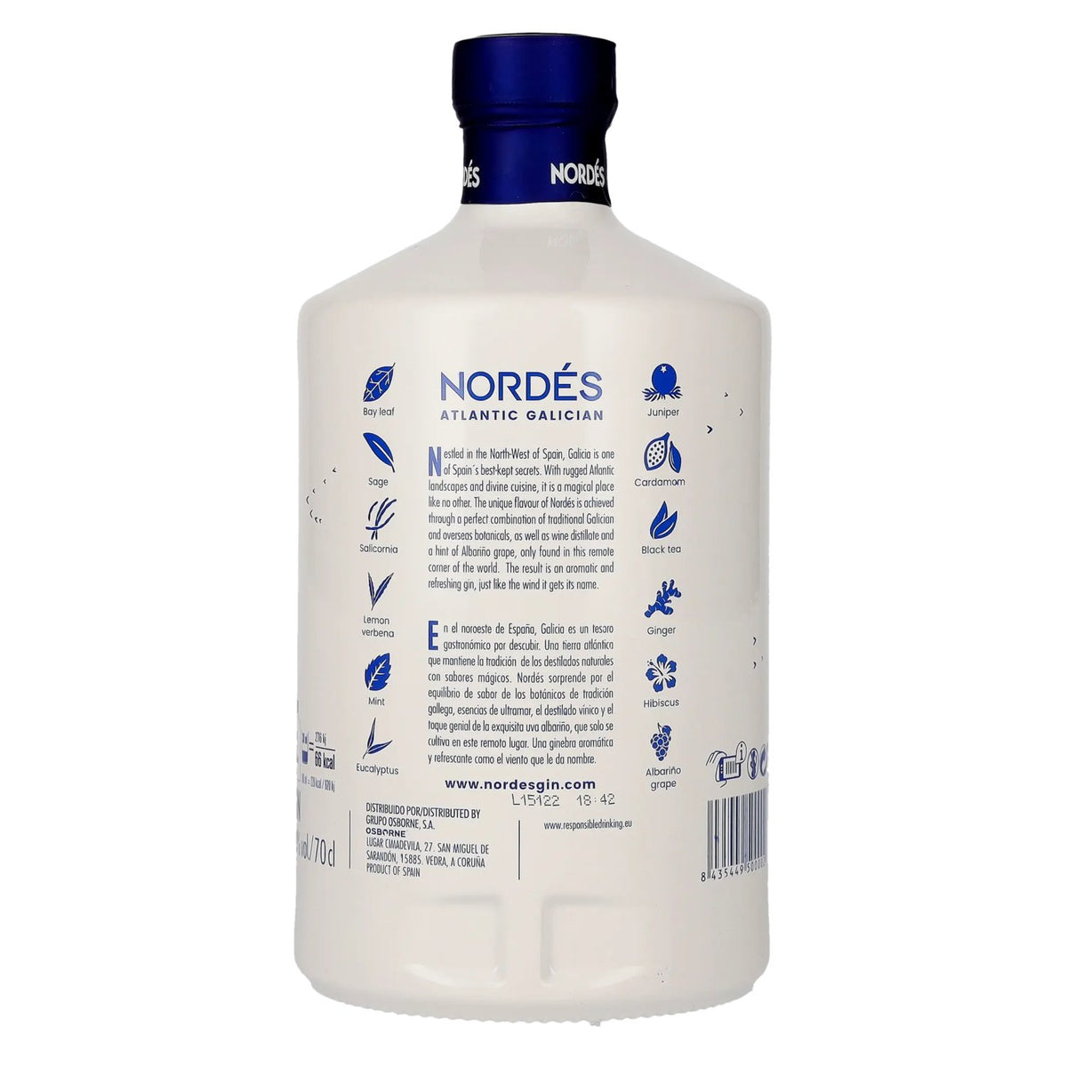 Nordes Atlantic Galician Gin 40% Vol. 0,7l