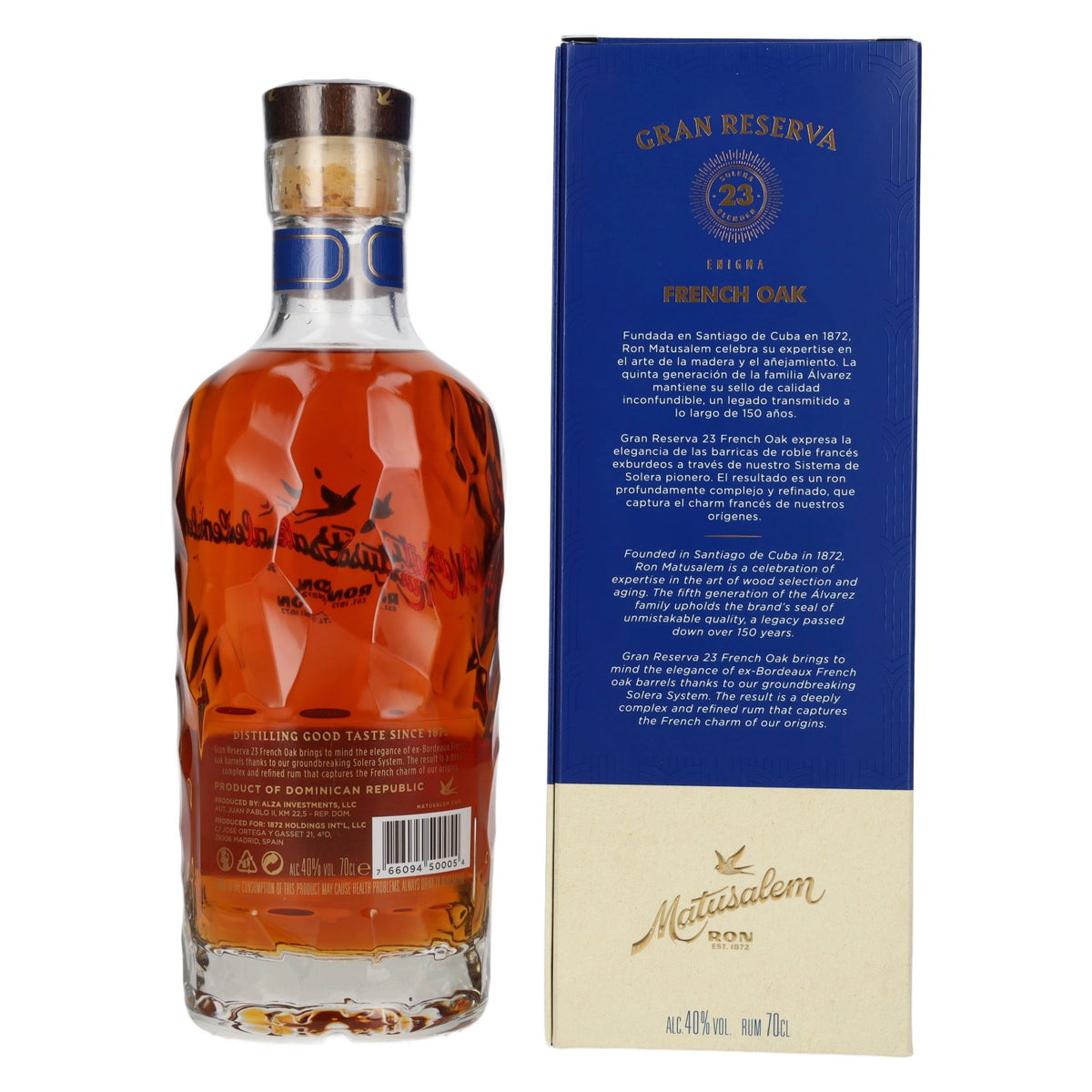 Ron Matusalem 23 Solera Gran Reserva French Oak Rum 40% vol. 0.7 l in a gift box