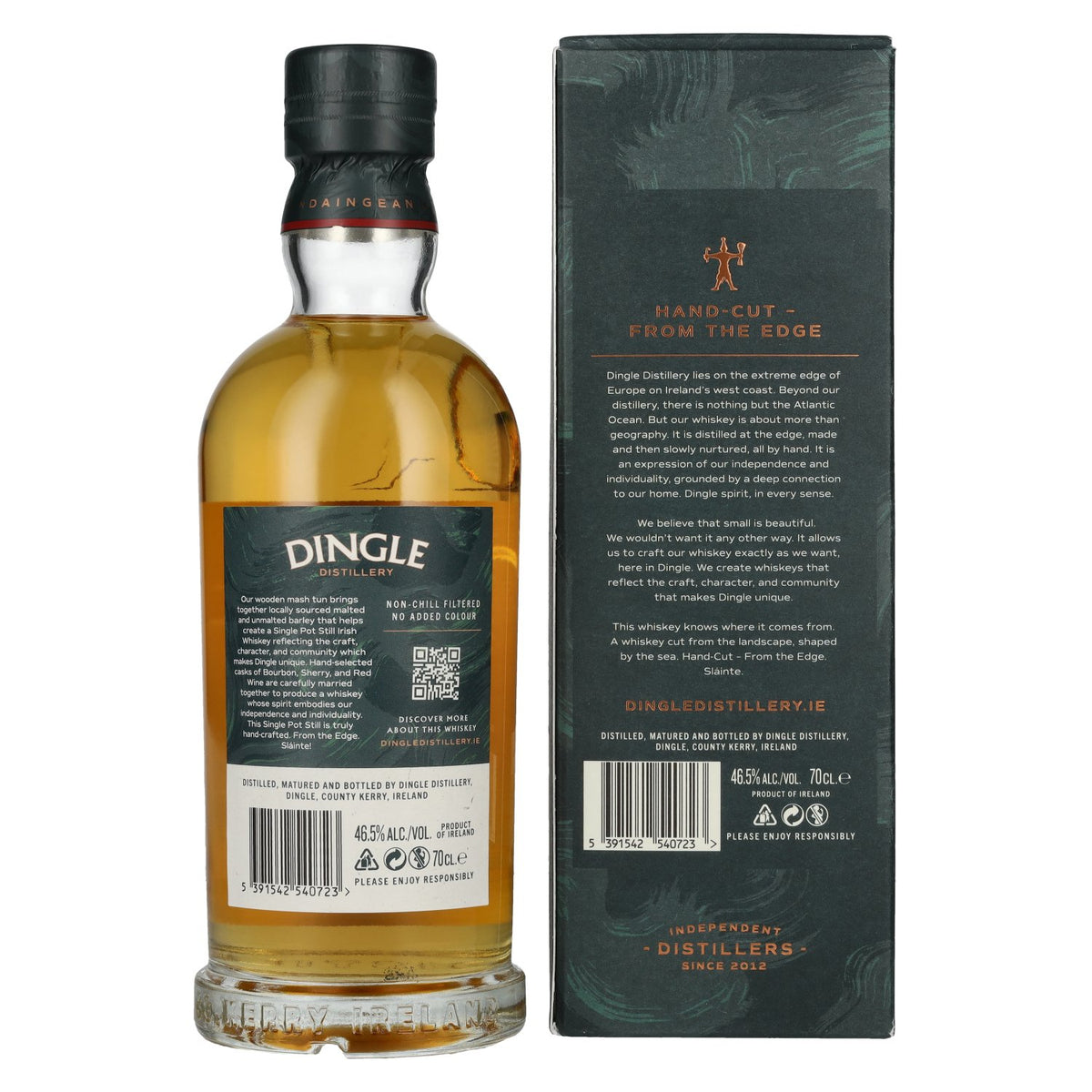 Dingle Single Pot Still Irish Whiskey Triple Distilled 46,5% Vol. 0,7l in gift box