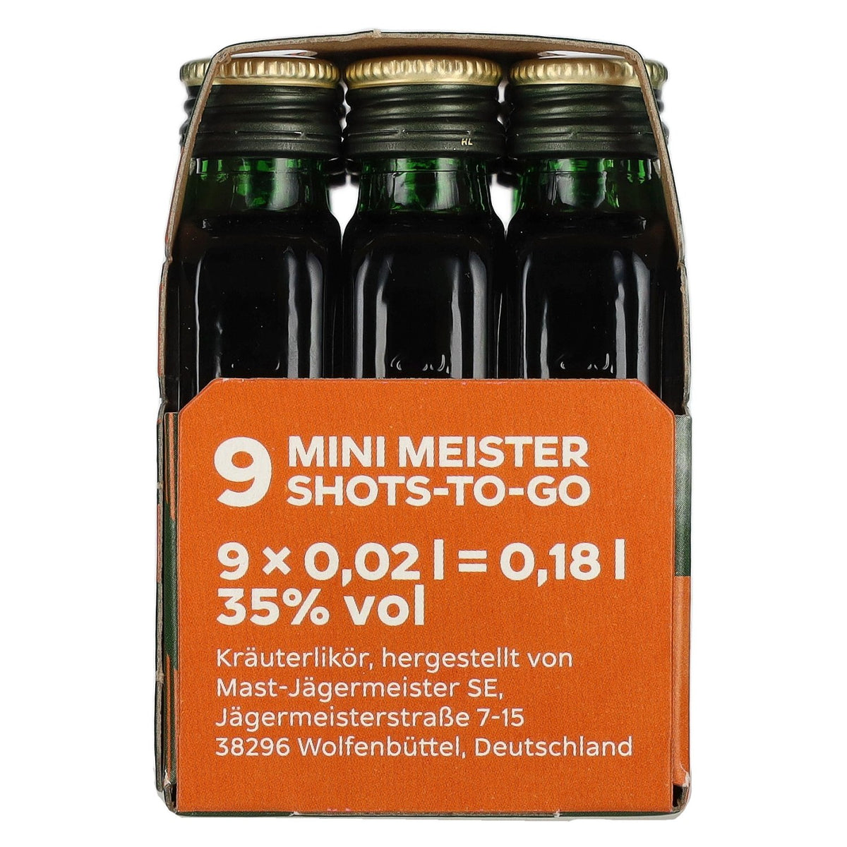 Jägermeister 9-JägerPack Compliment Edition 35% vol. 9 x 0.02 l
