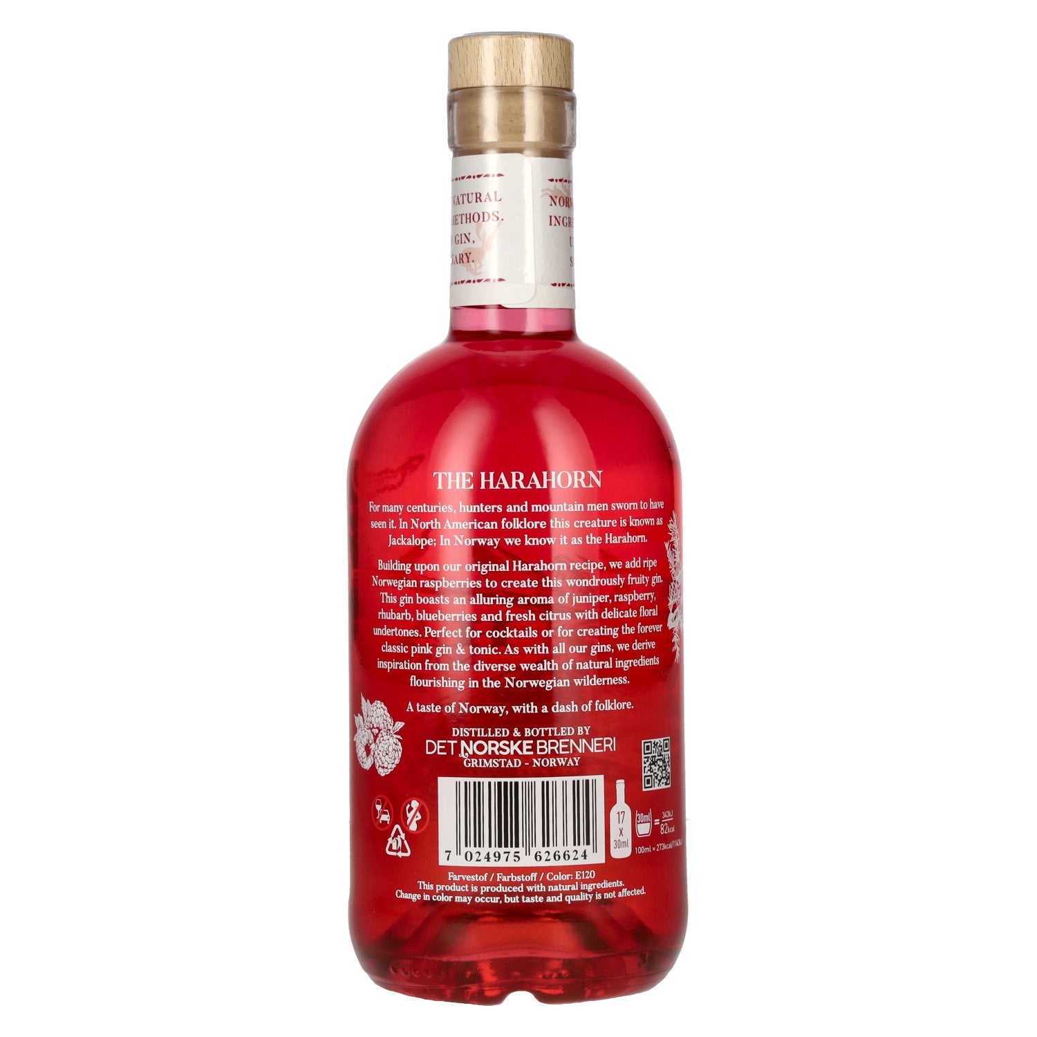 Harahorn Norwegian Small Batch Pinkster Gin 40% Vol. 0,5l