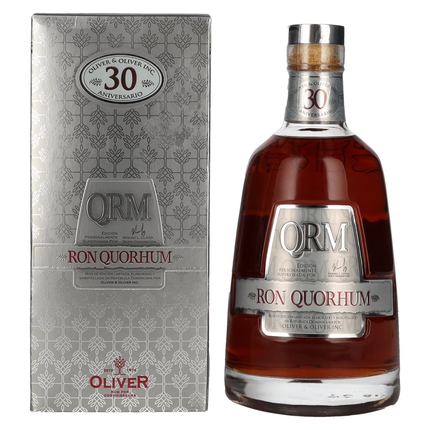 Ron Quorhum 30 Aniversario Old Vintage Rum 40% Vol. 0,7l in gift box