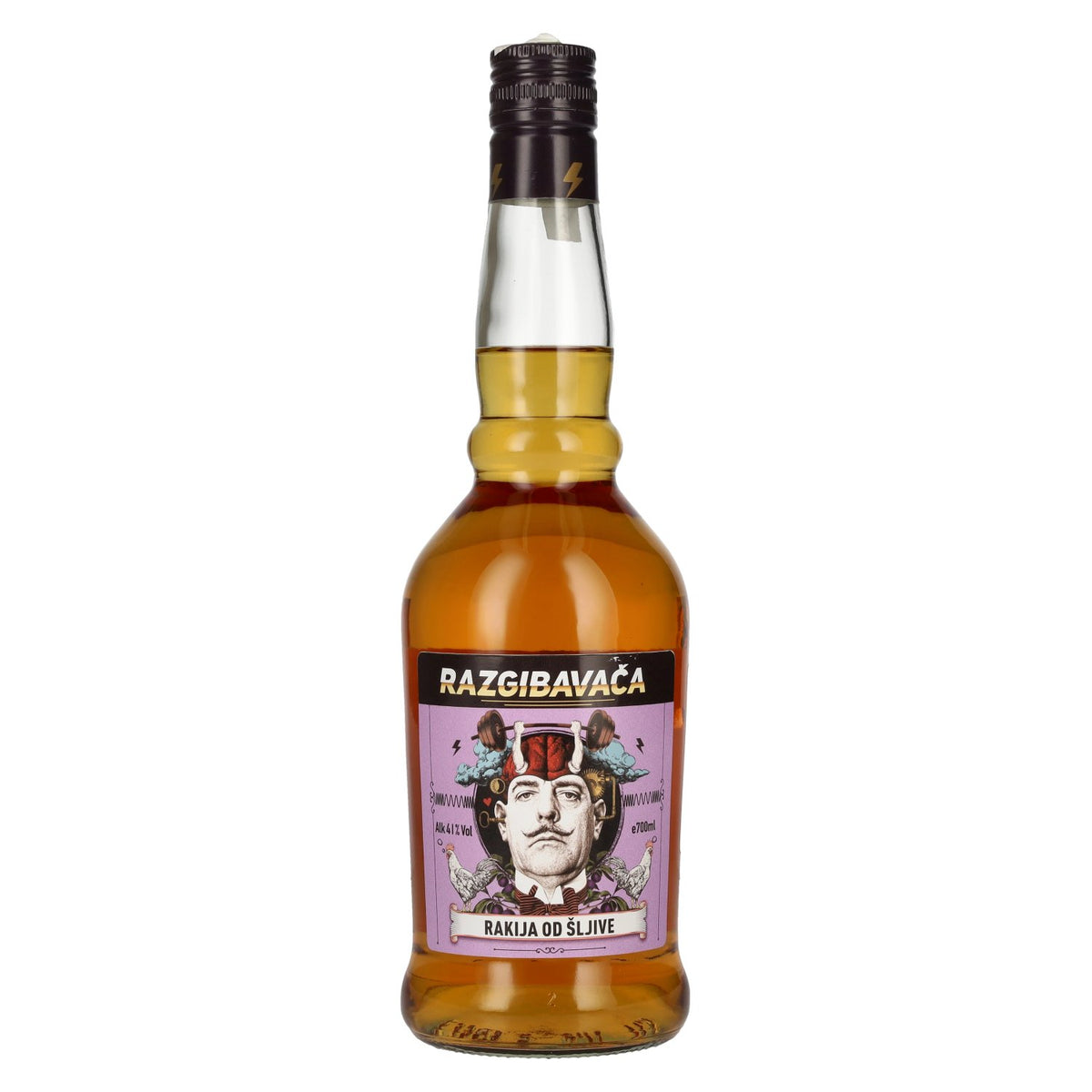 Razgibavača Rakija Od Šljive Pflaumenschnaps 41% Vol. 0,7l