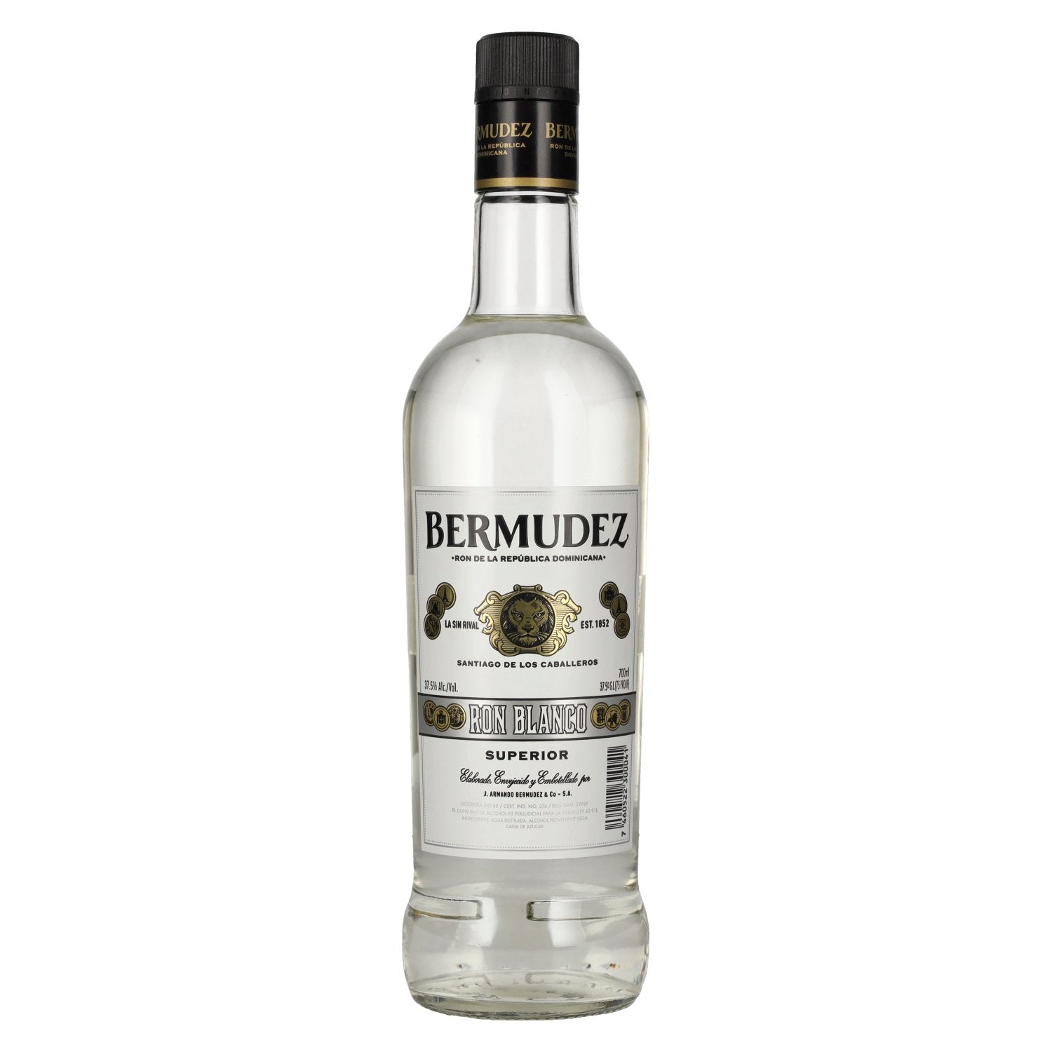 Bermudez Roner Dominicano Superior BLANCO 37,5% Vol. 0,7l