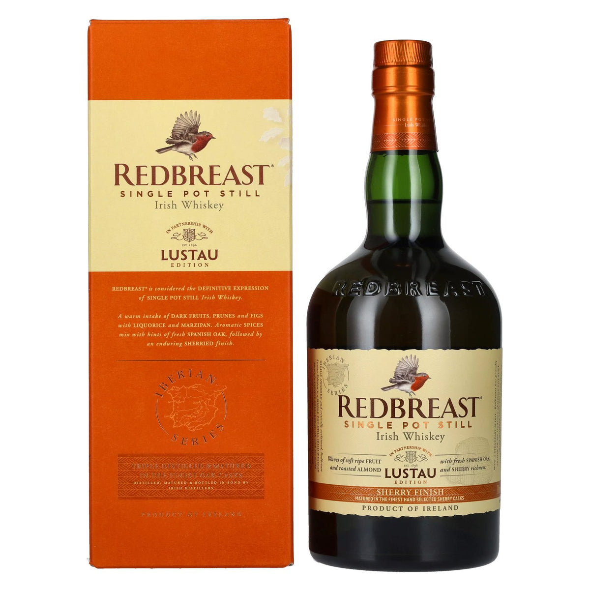 Redbreast Single Pot Still Irish Whiskey LUSTAU EDITION Sherry Finish 46% Vol. 0,7l in gift box