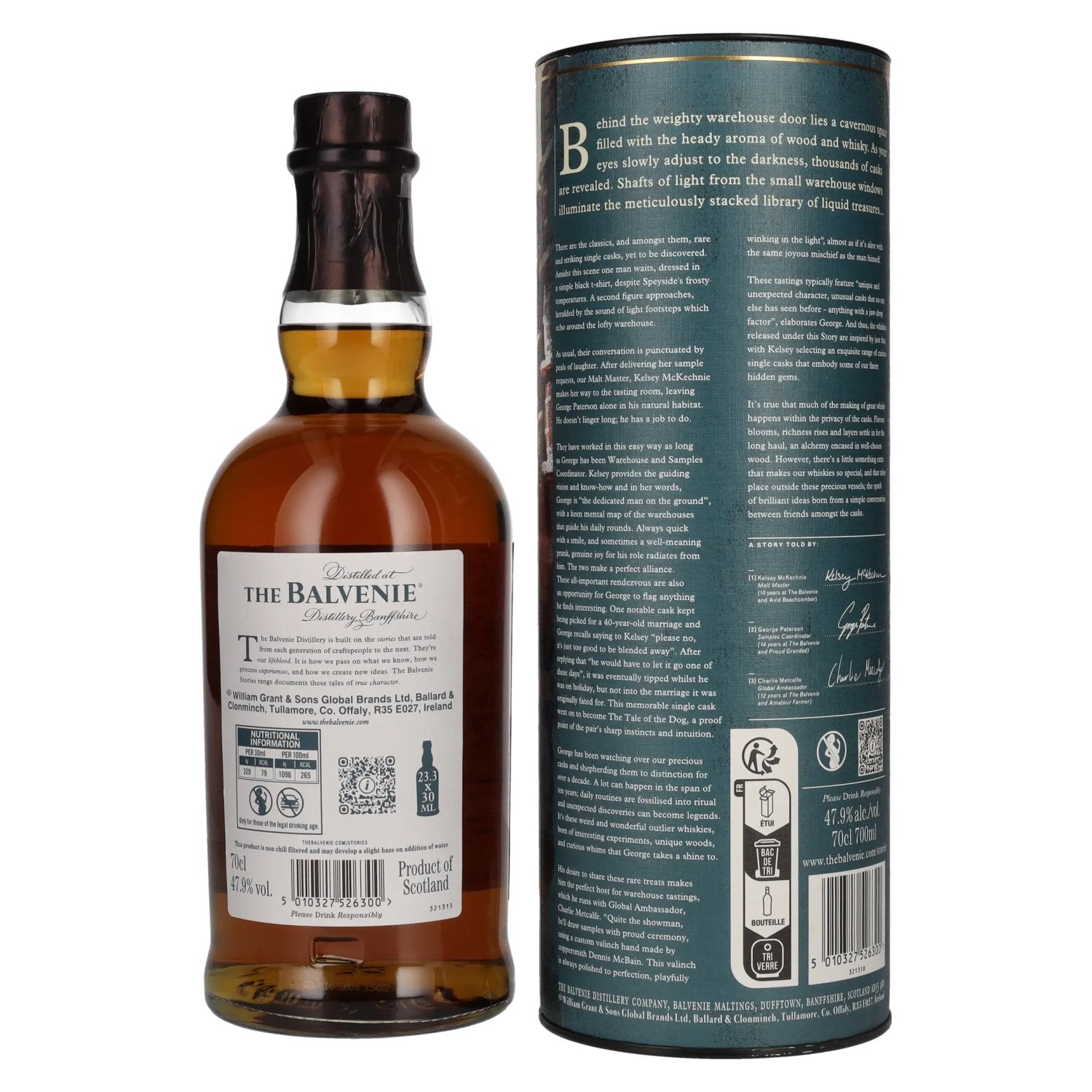 The Balvenie 18 Years Old A Collection of Curious Casks FRENCH PINEAU CASK FINISH 47,9% Vol. 0,7l in Geschenkbox