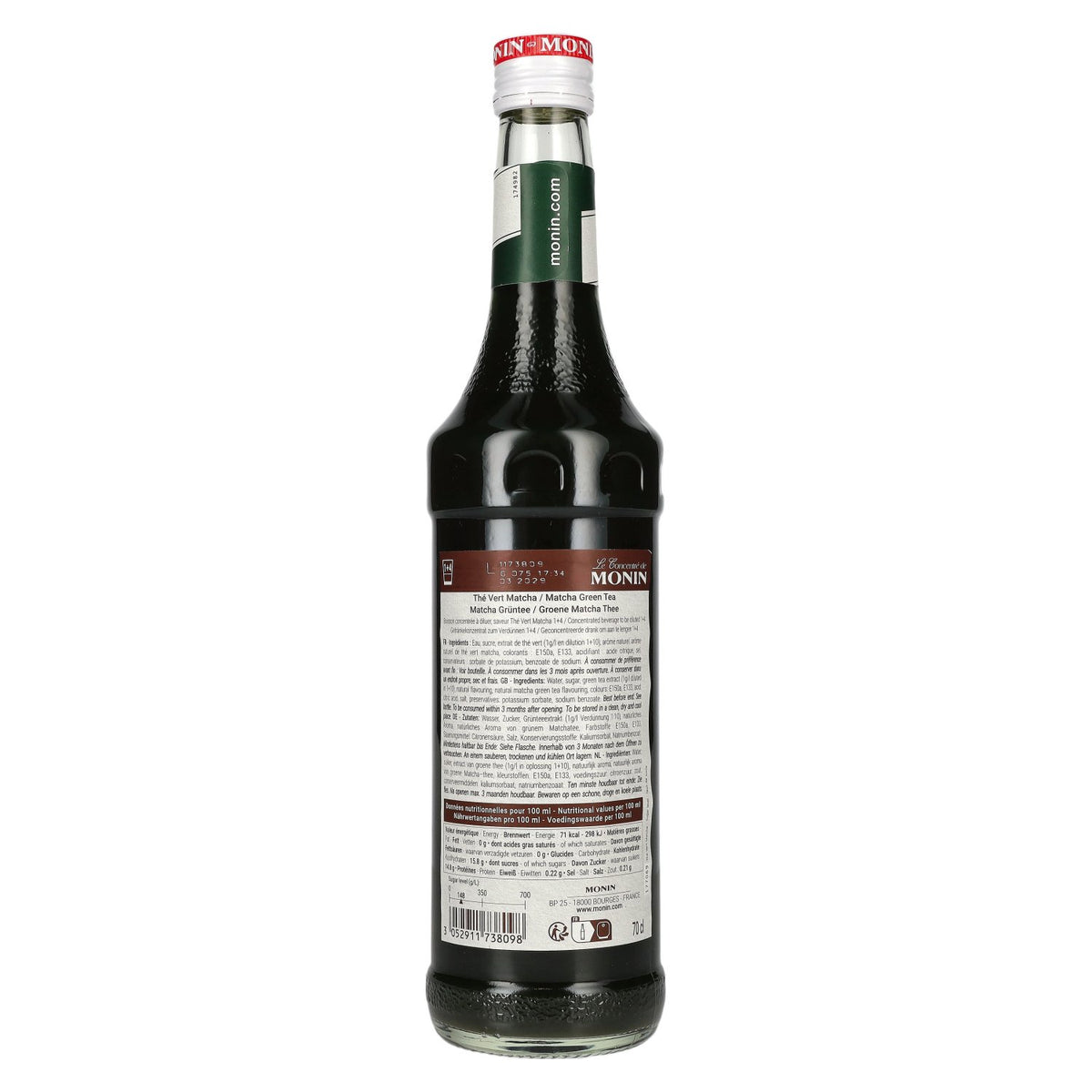 Monin MATCHA GREEN TEA Syrup 0.7 l