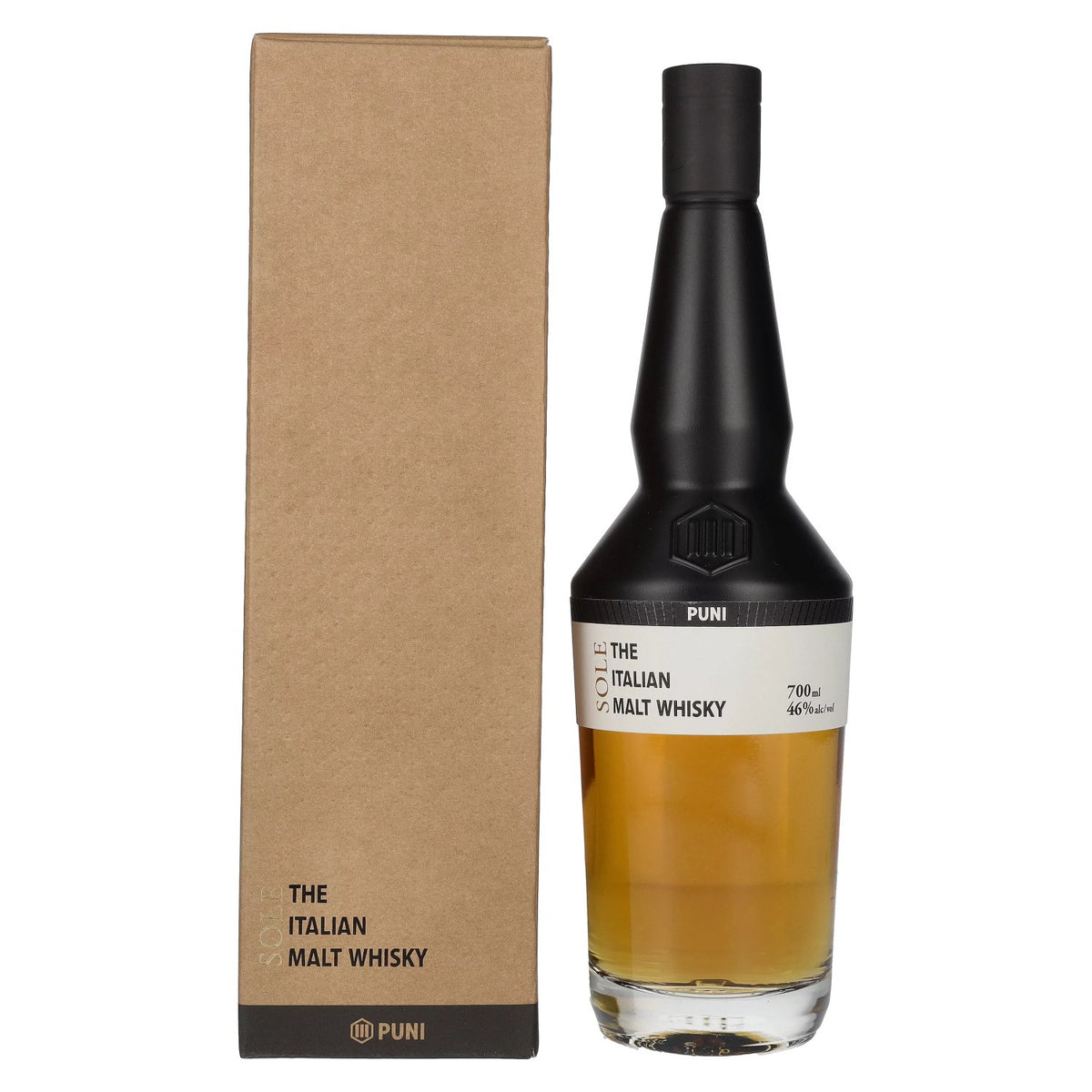 Puni SOLE The Italian Malt Whisky 46% Vol. 0,7l in gift box