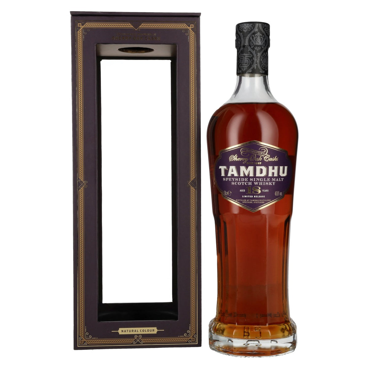 Tamdhu 18 Years Old Speyside Single Malt Limited Release 46,8% Vol. 0,7l en boîte cadeau