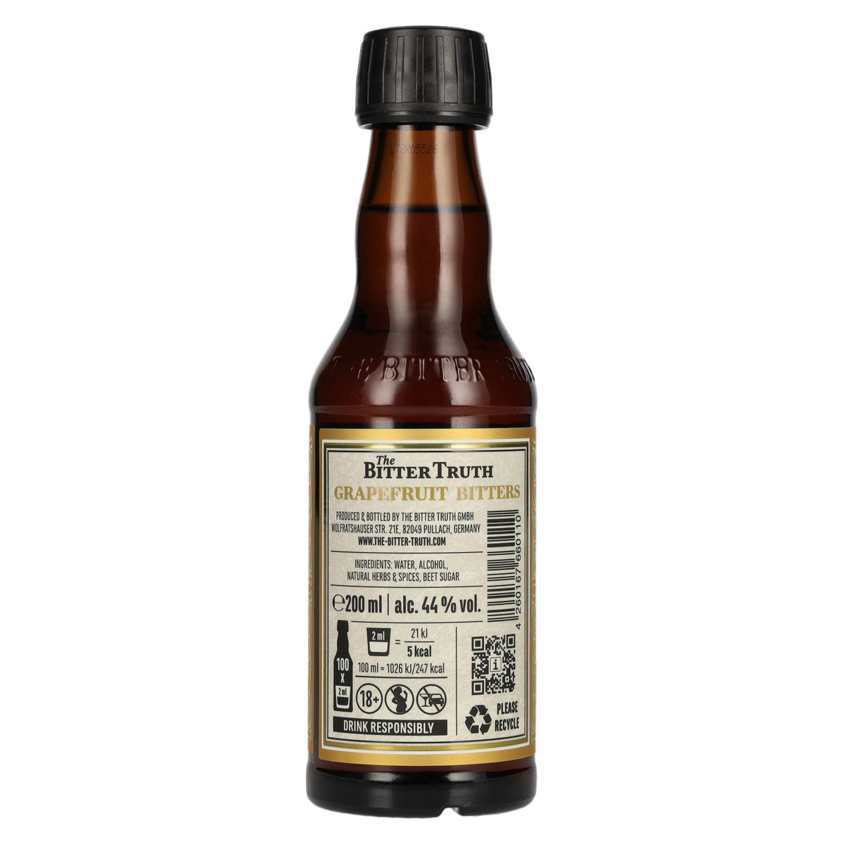The Bitter Truth Grapefruit Bitters 44 % vol. 0,2 l