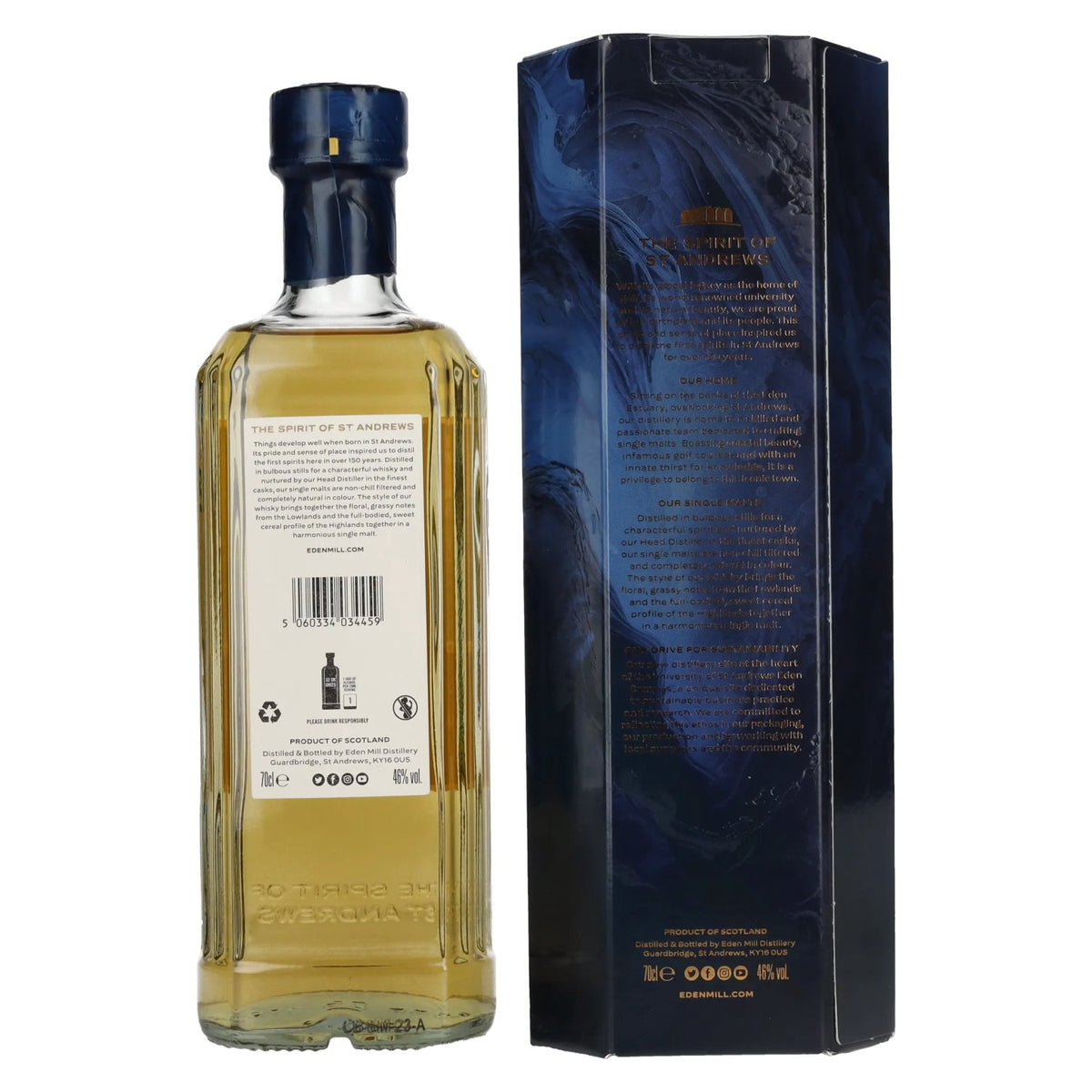 Eden Mill BOURBON CASK Single Malt Whisky 46% vol. 0,7l en boîte cadeau