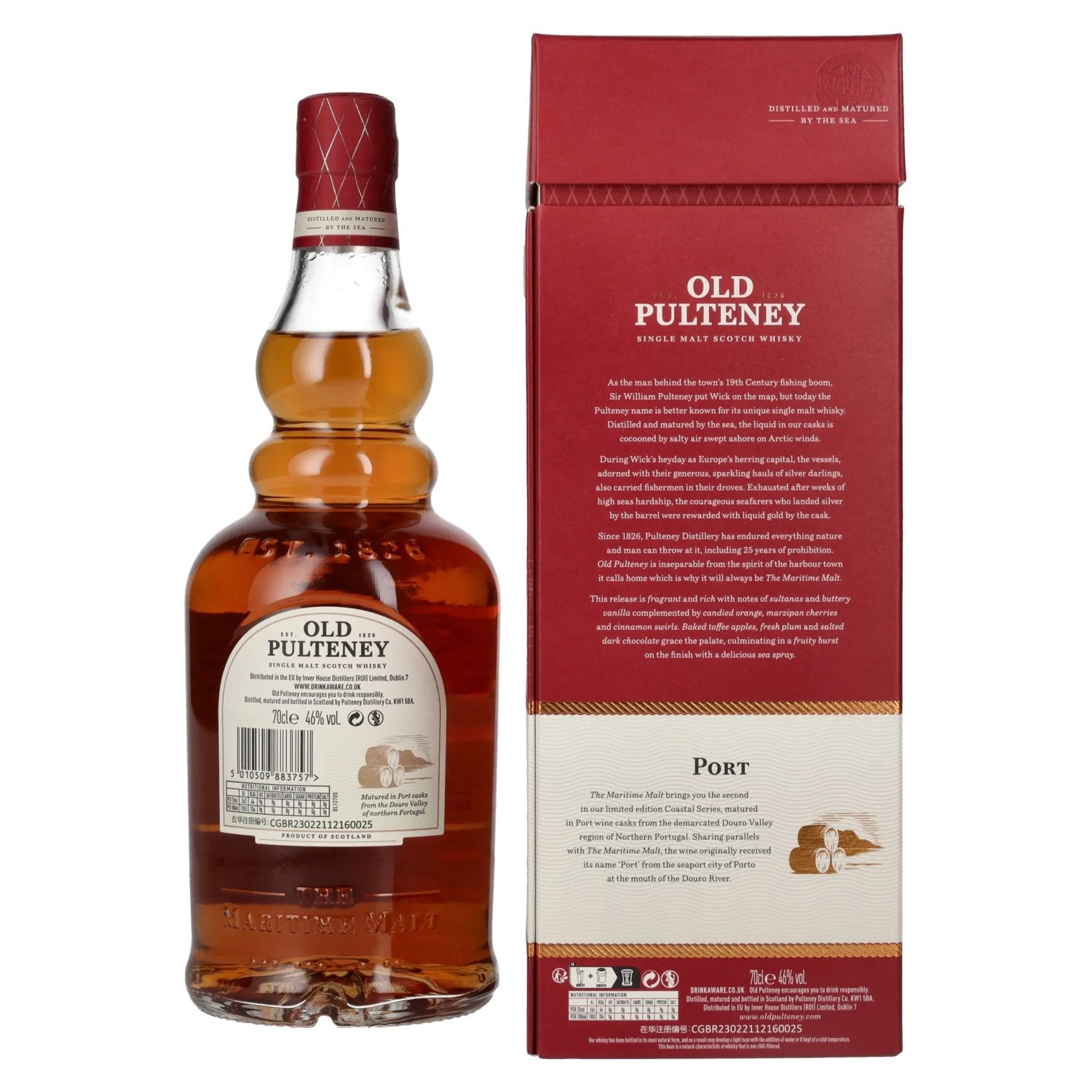 Old Pulteney Coastal Series PORT 46% Vol. 0,7l in gift box