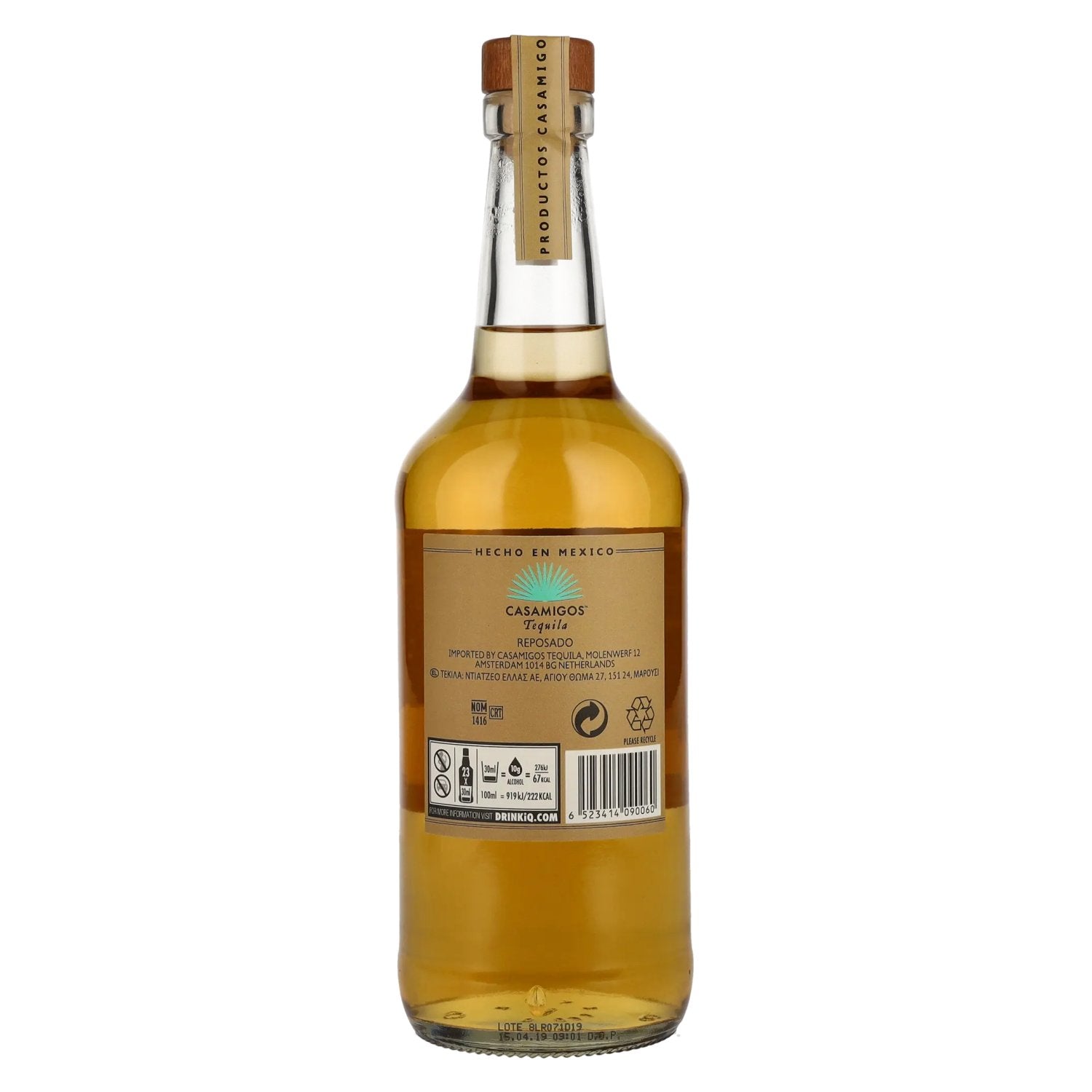 Casamigos Tequila Reposado 100% Agave Azul 40% Vol. 0,7l