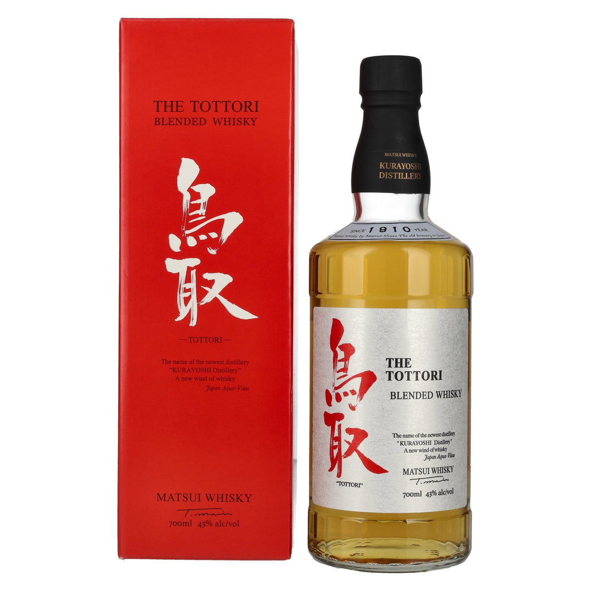 Matsui Whisky THE TOTTORI Blended Japanese Whisky 43% Vol. 0,7l in gift box