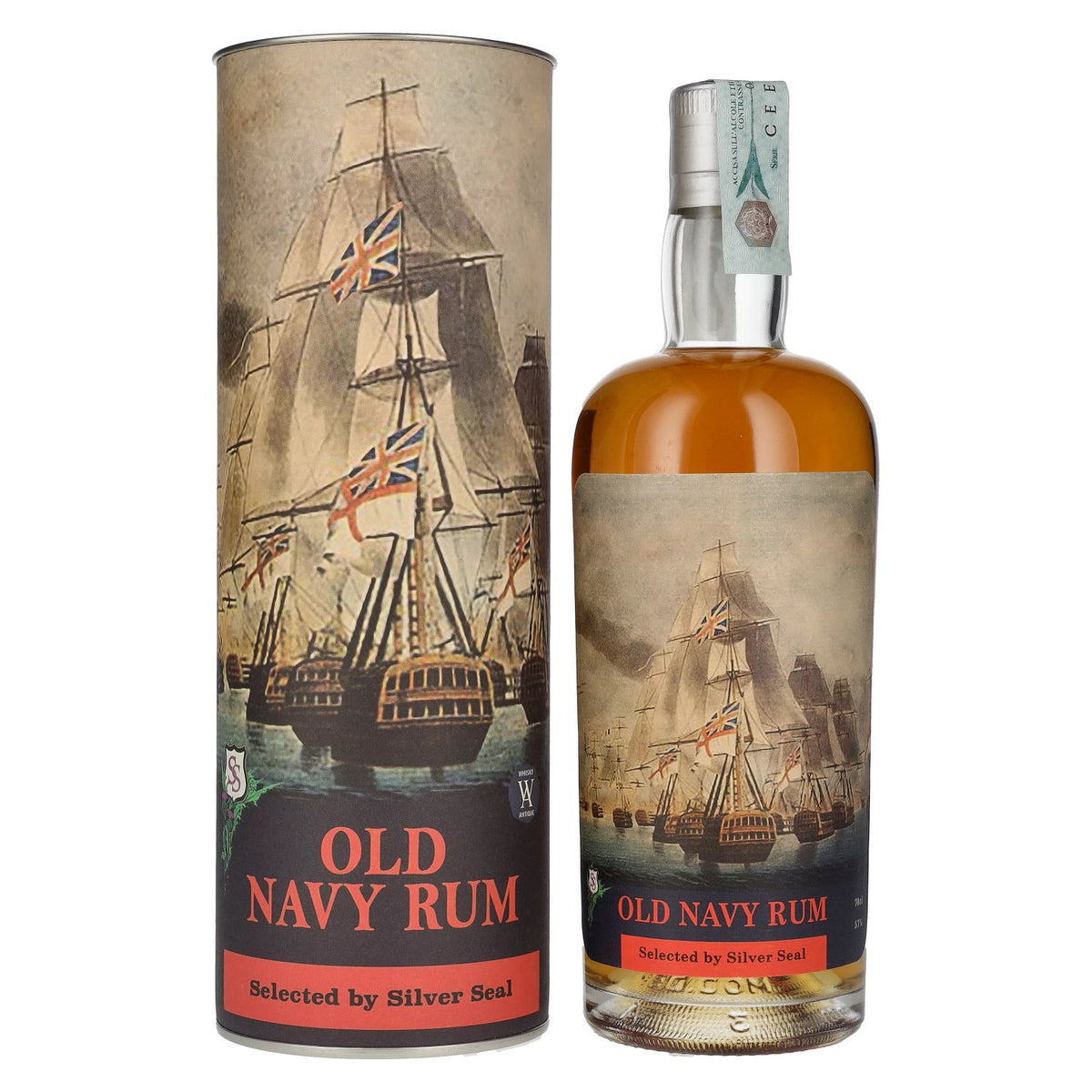 Silver Seal Old Navy Rum Edition 2018 57% vol. 0,7l en boîte cadeau