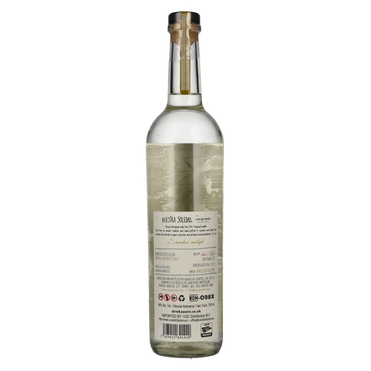 Nuestra Soledad Mezcal Joven SAN LUIS DEL RIO 48% Vol. 0,7l