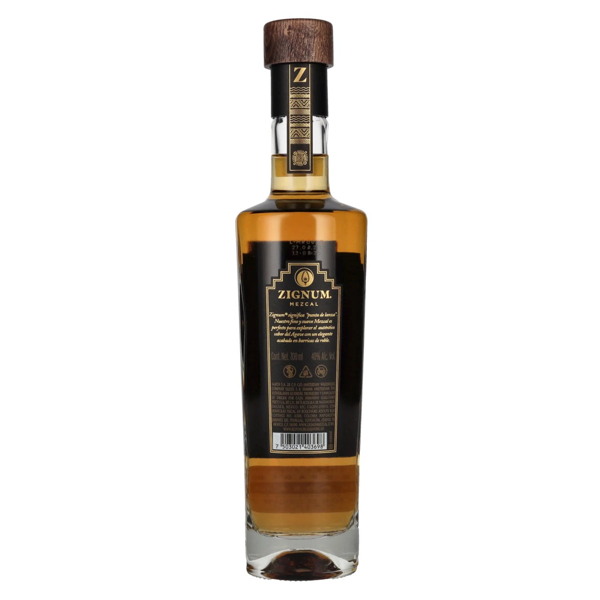 Zignum Mezcal Reposado 100% Agave 40% Vol. 0,7l